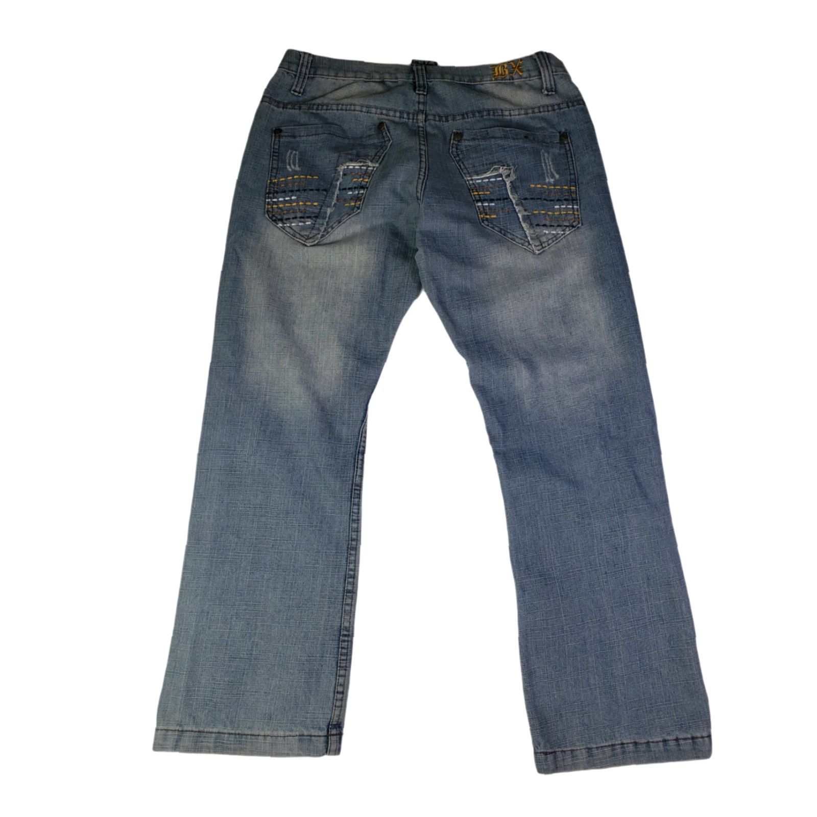 Express Express Brooklyn Jeans 34x30 Blue Denim Men Regular Mid Rise 010-013 Vintage No N/A? Size US 34 / EU 50 - 4 Thumbnail