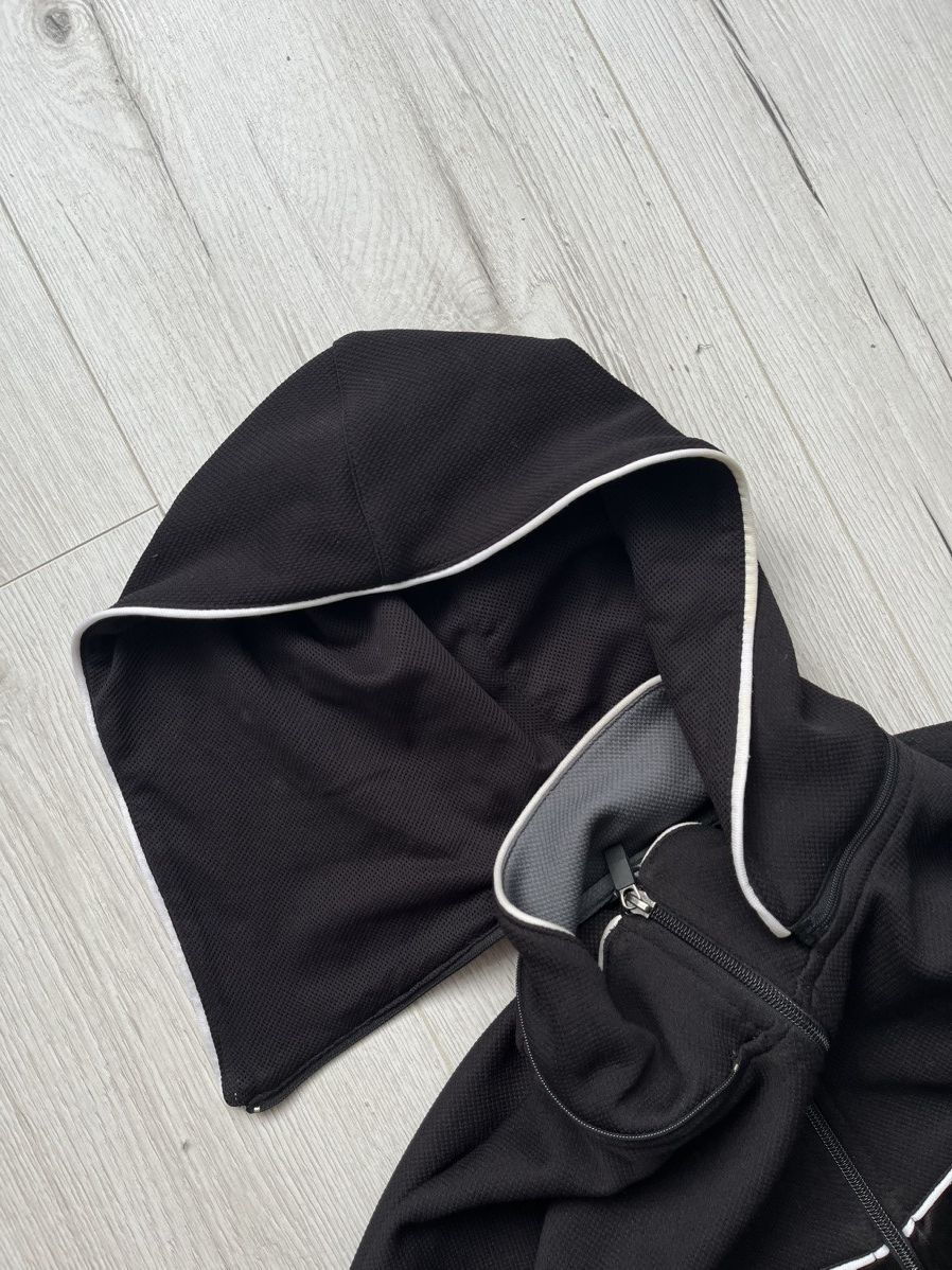Nike × Vintage NIKE Vintage 90s Big Swoosh Y2K Track Zip Jacket Hoodie USA Size US XL / EU 56 / 4 - 4 Thumbnail