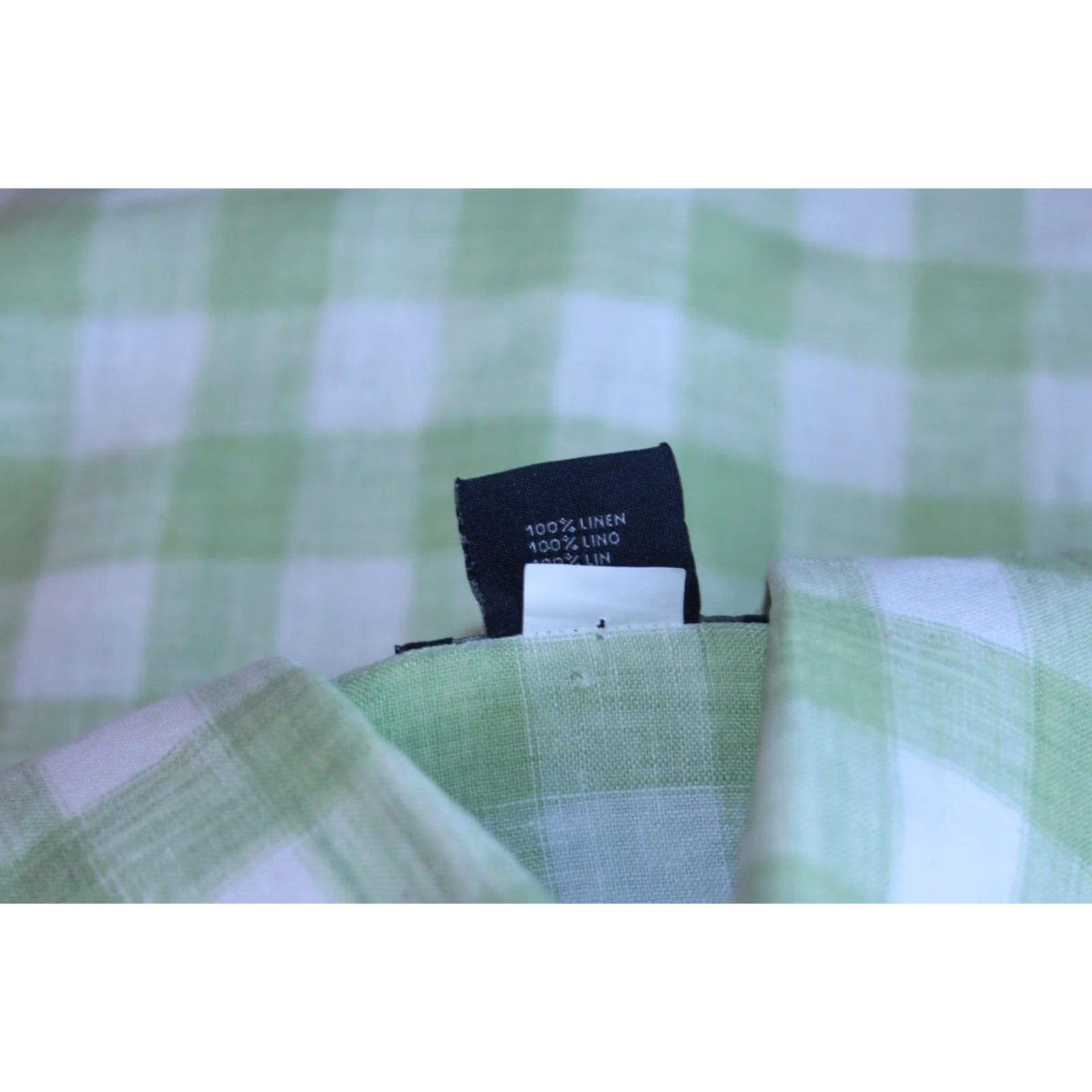 Gant GANT Shirt Mens 100% Linen Regular Fit Size L Multicoloured Button-Up Collared Size US L / EU 52-54 / 3 - 6 Thumbnail