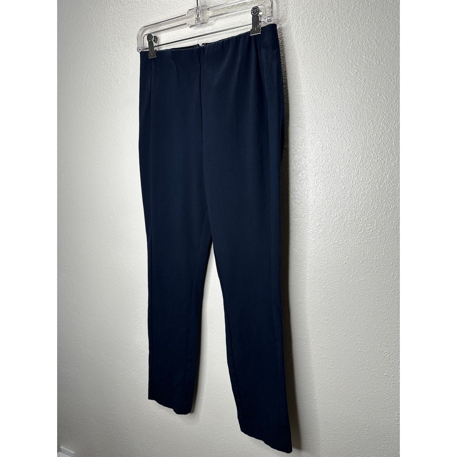 Rag & Bone rag & bone Navy Blue Stretch Back Zip High Waist Trouser 8 Size 30" / US 8 / IT 44 - 3 Thumbnail
