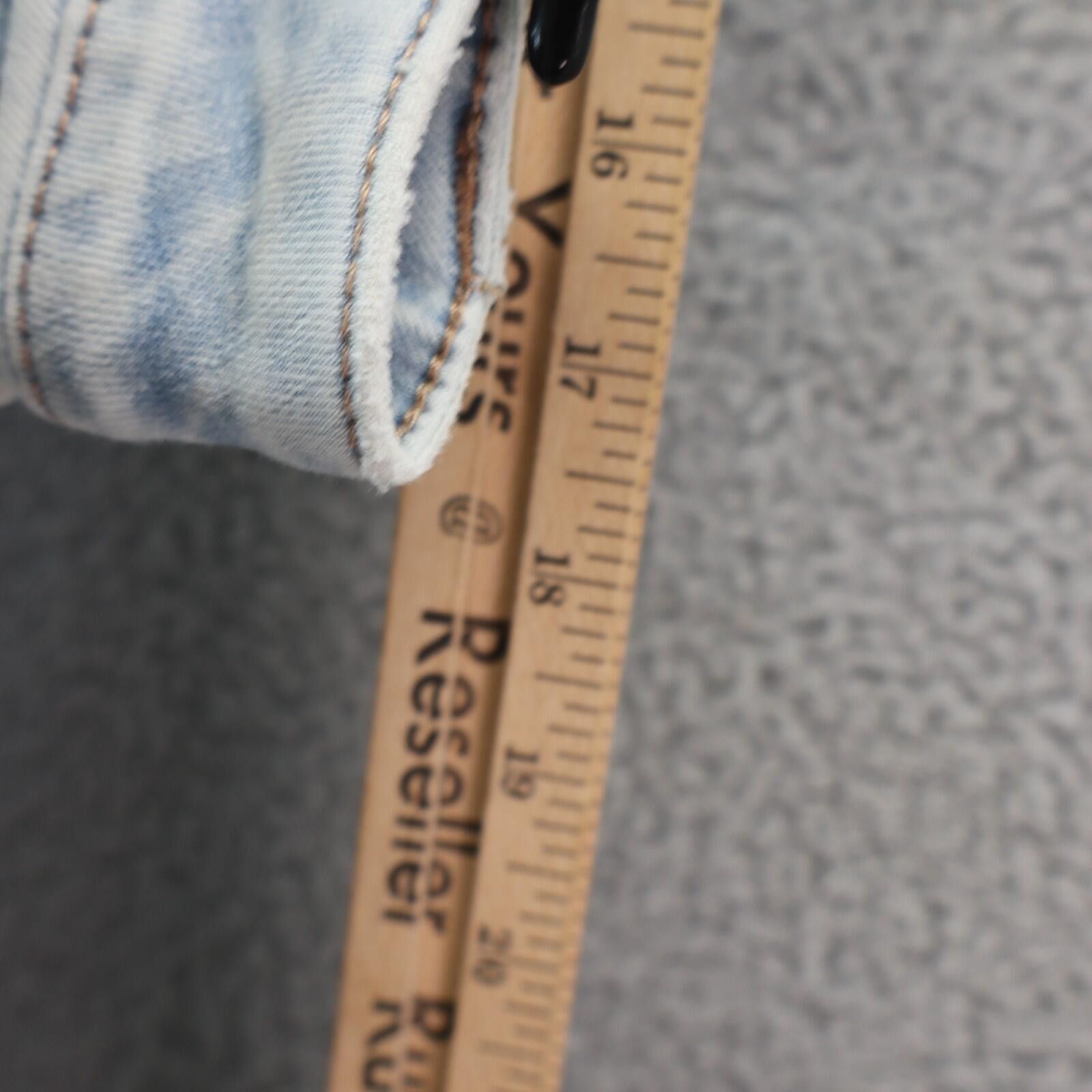 American Eagle Outfitters American Eagle sz 14 Next Level Stretch Jean Distress Button Size 36" / US 14 / IT 50 - 8 Thumbnail