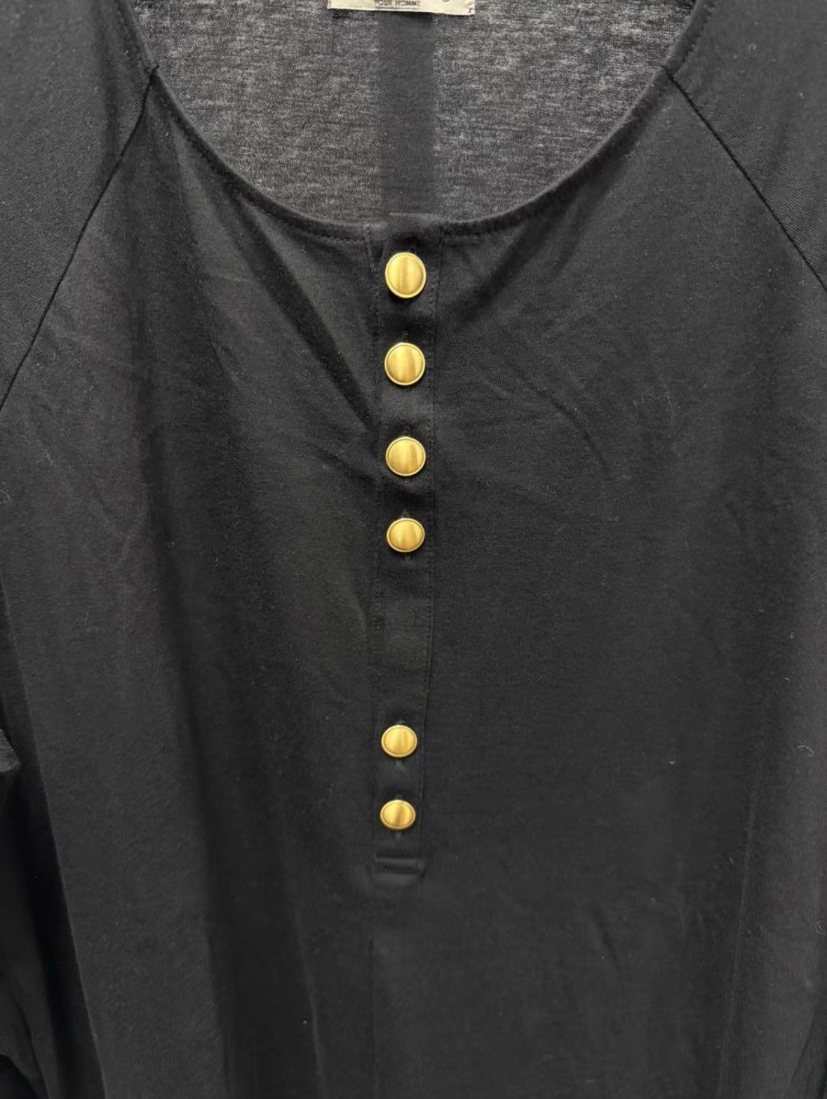 Yohji Yamamoto Yohji yamamoto pour homme Golden Botton LS Shirt Size US L / EU 52-54 / 3 - 2 Thumbnail