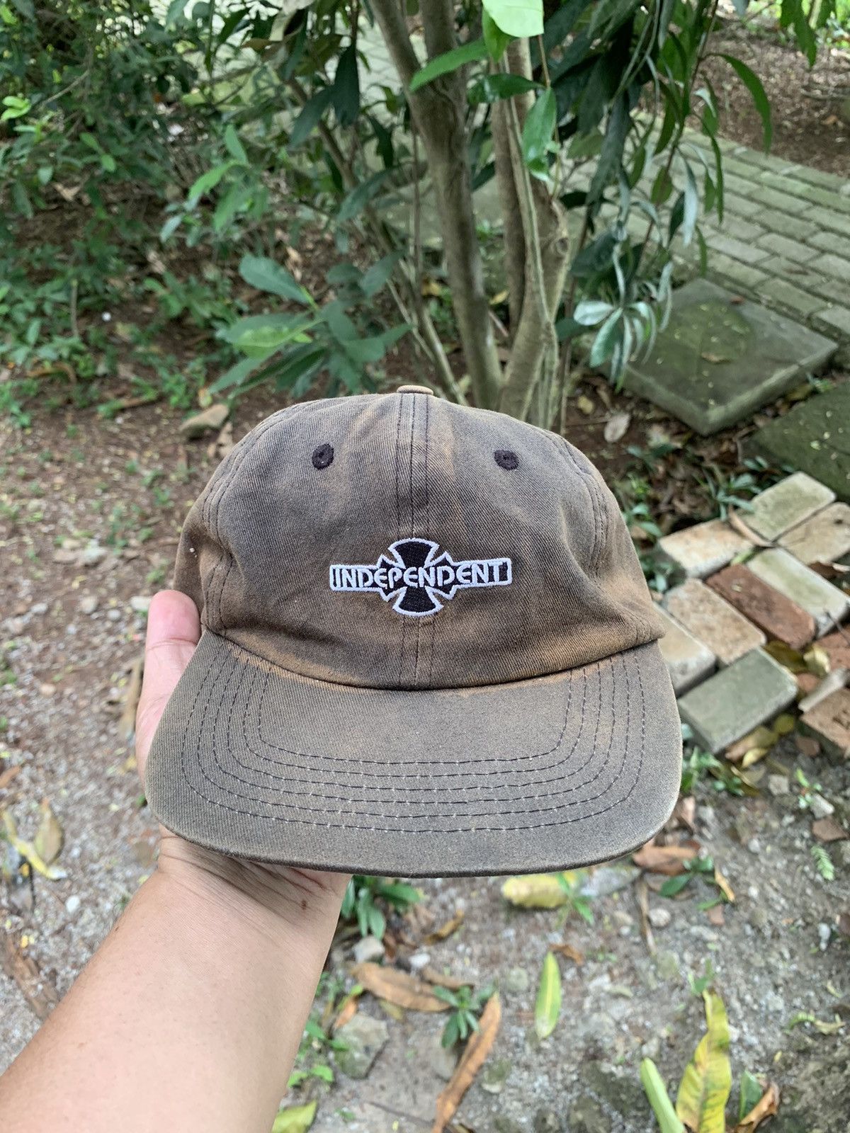 Independent Truck Co. Vintage Faded Independent Skate Cap Hat Grunge Erd Size ONE SIZE - 1 Thumbnail