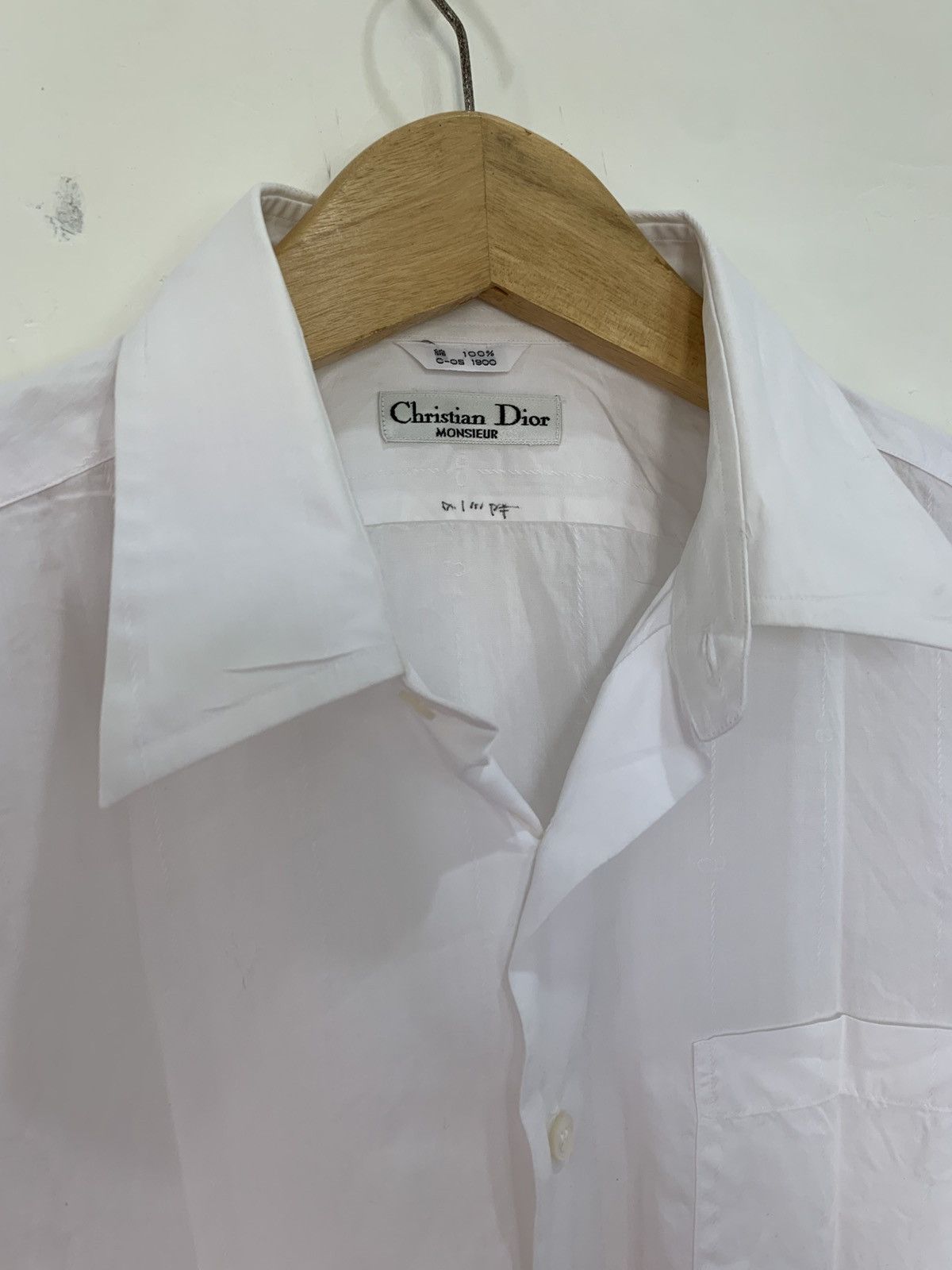 Christian Dior Monsieur Vintage CD monsieur white button up shirt monogram Size US M / EU 48-50 / 2 - 2 Thumbnail