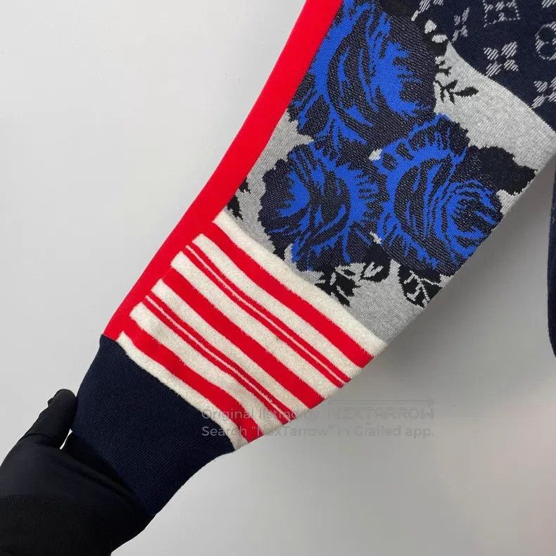 Louis Vuitton Louis Vuitton Dark blue with red and white stripes and ful Size US L / EU 52-54 / 3 - 3 Thumbnail
