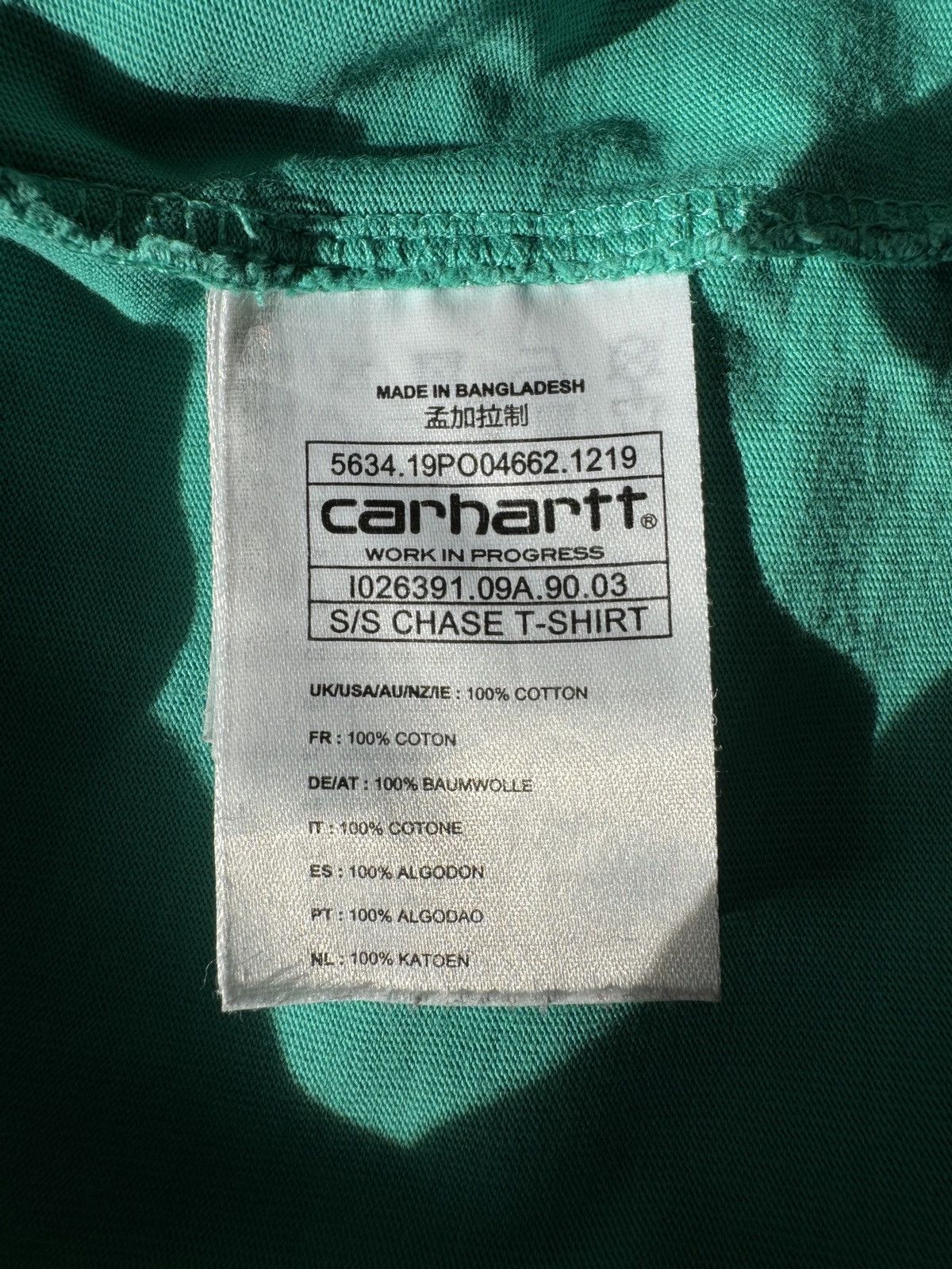 Carhartt 🔥🔥 Carhartt WIP Chase T-Shirt Size US S / EU 44-46 / 1 - 4 Thumbnail