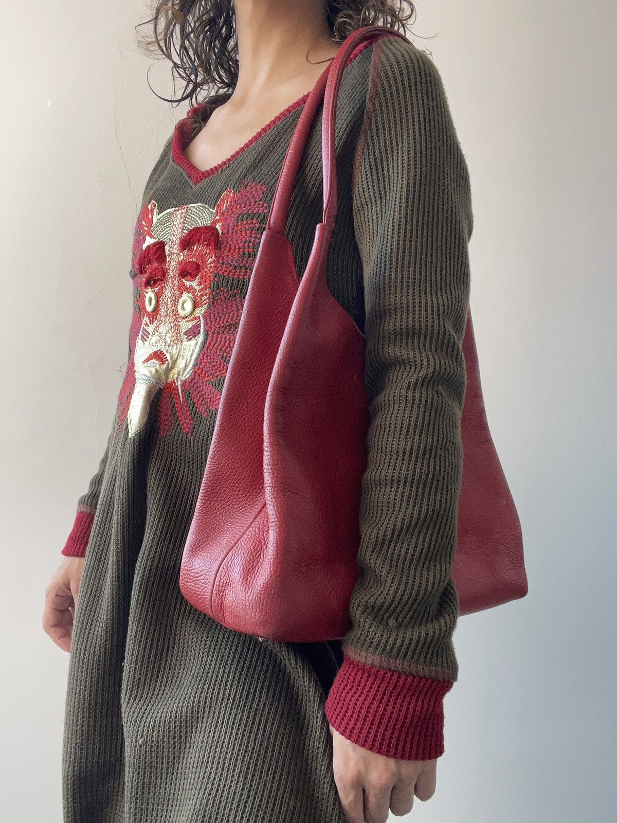 Vintage Vintage leather bag Size ONE SIZE - 3 Thumbnail