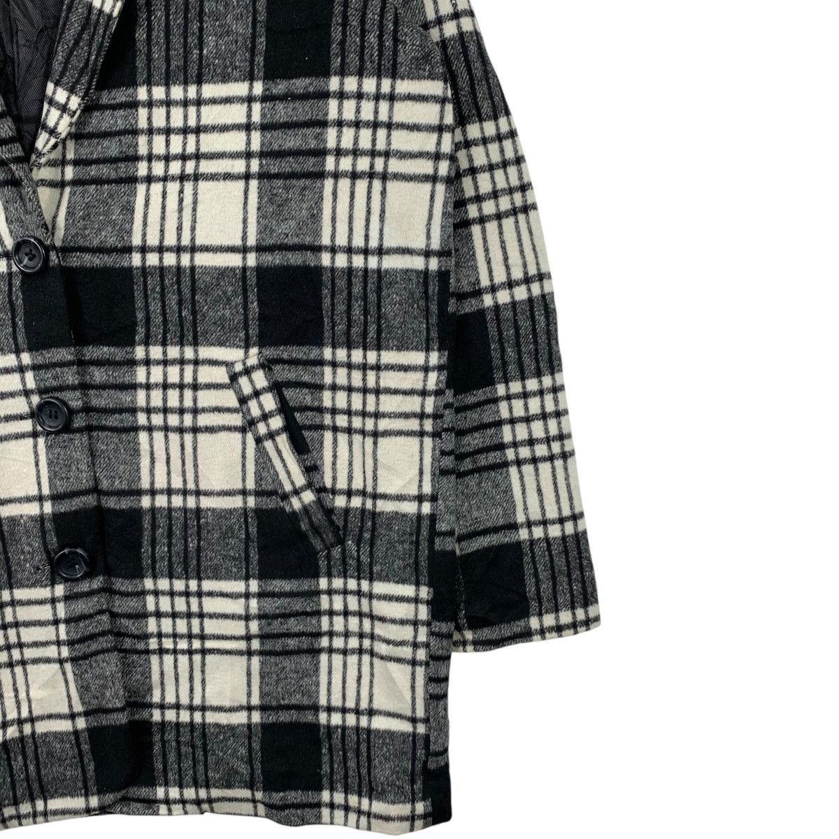 Forever 21 FOREVER 21 Japanese Brand Casualwear Checkered Wool Jacket Size M / US 6-8 / IT 42-44 - 6 Thumbnail