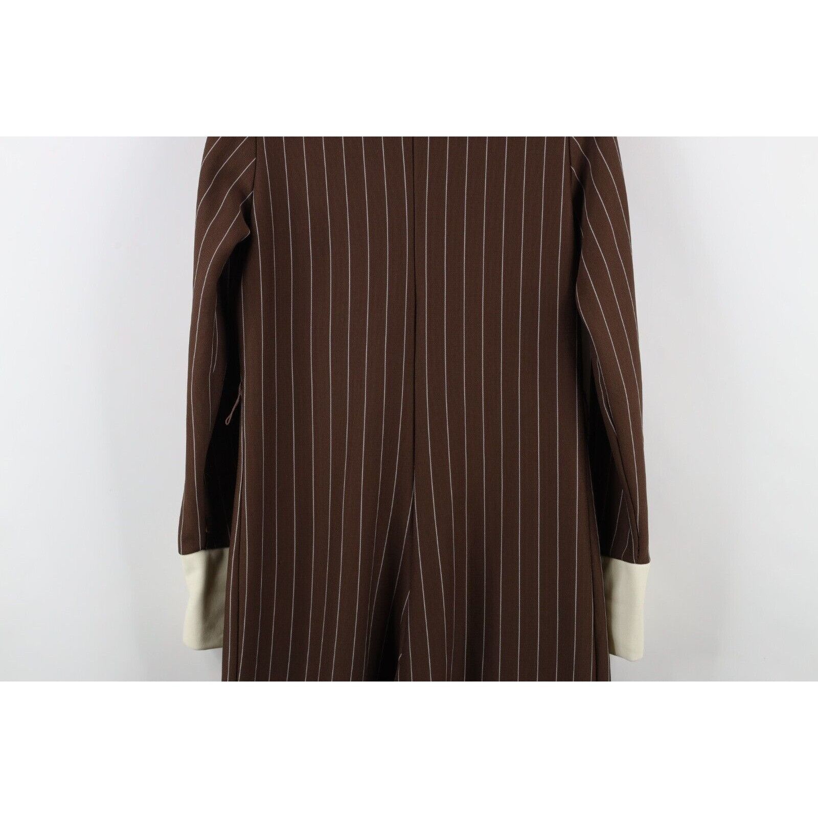 Vintage Vintage 70s Streetwear Pinstriped Bell Bottoms Romper Suit Size L / US 10 / IT 46 - 17 Thumbnail
