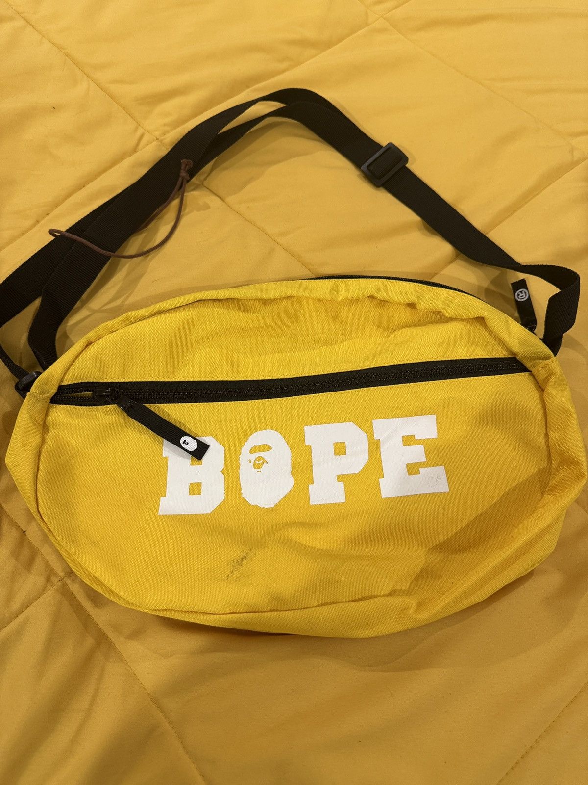 Bape Crossbody Fanny Pack Bag in Yellow, Women's