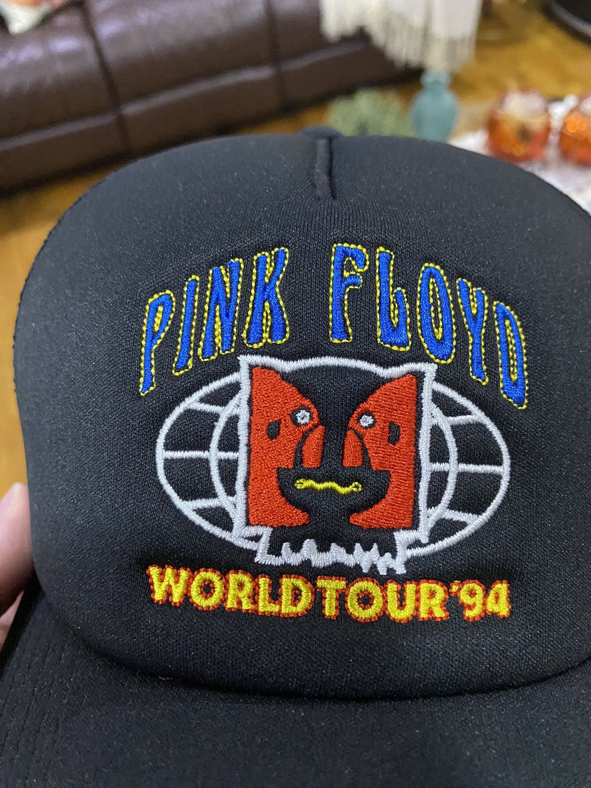 Vintage Pink Floyd world tour trucker hat Grailed