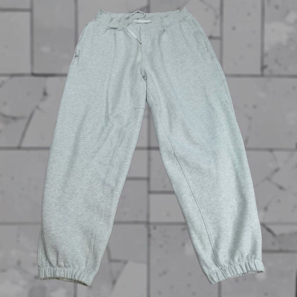 Lululemon Lululemon Pants Medium Gray Heather Jogger Tapered Slim Leg LM5AVRS Men 26in Inseam Casual Size US 31 - 1 Thumbnail