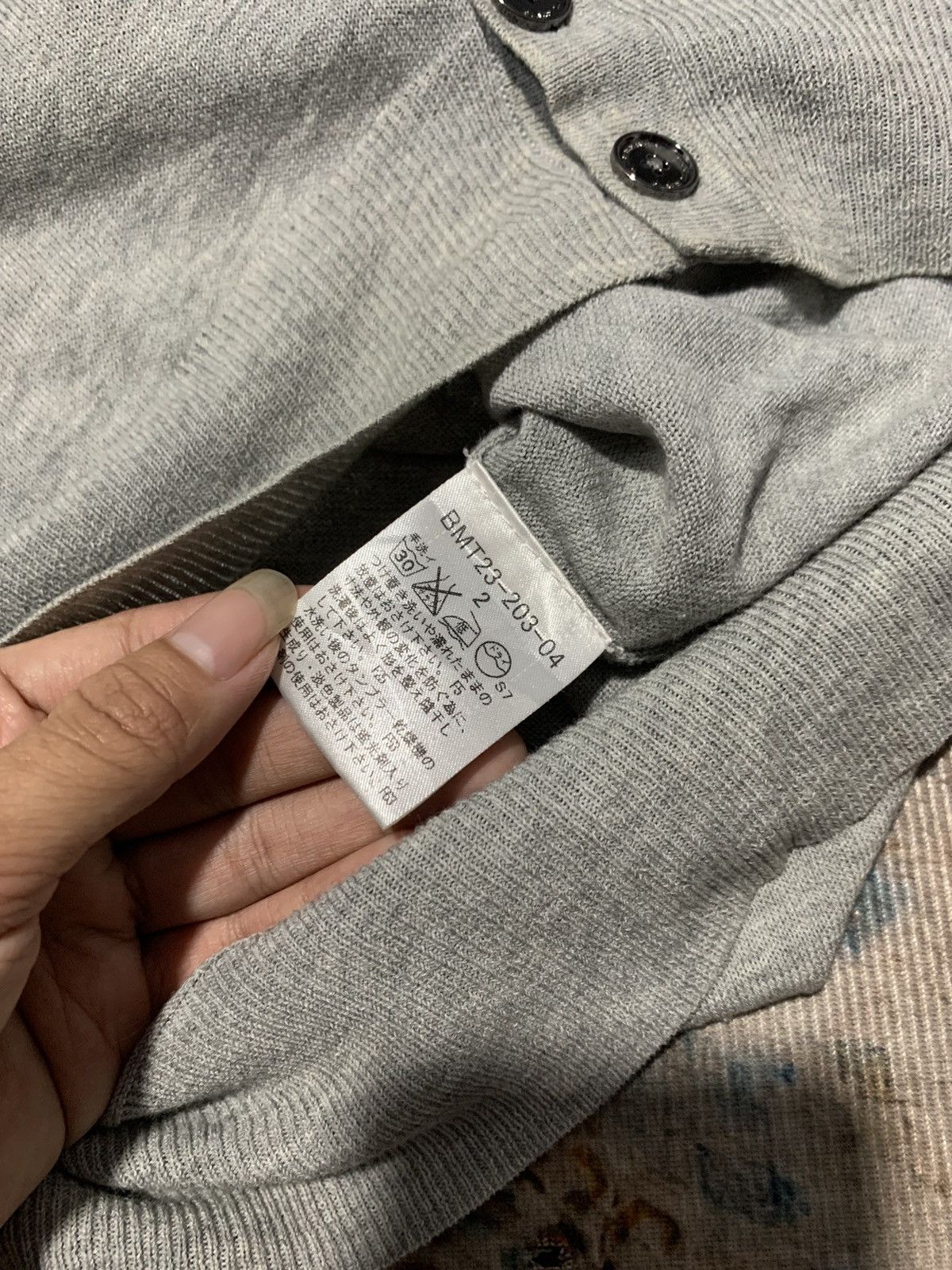 Burberry BURBERRY Cardigan Sweater Grey Size US M / EU 48-50 / 2 - 6 Thumbnail