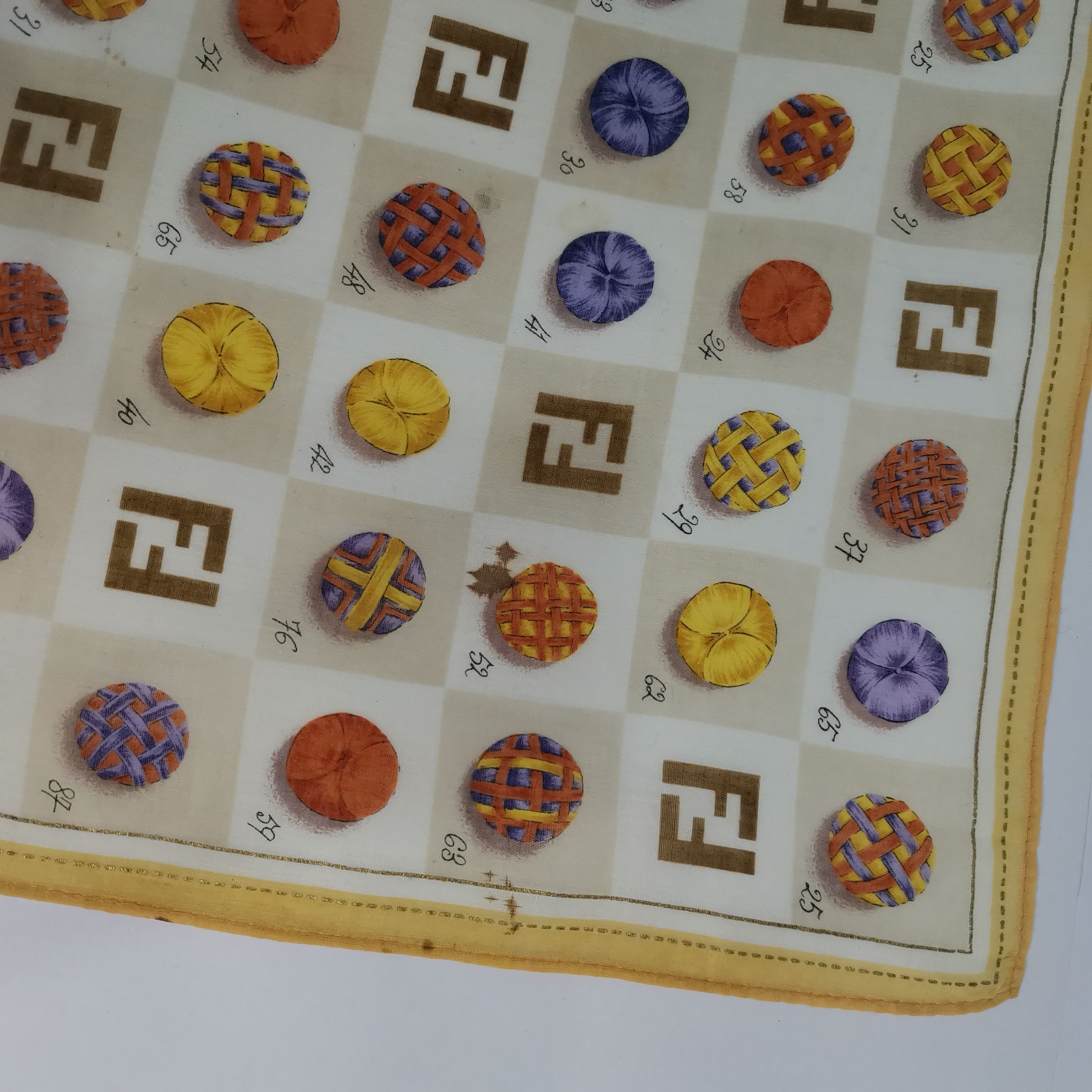 Fendi FENDI HANDKERCHIEF/ BANDANA/ SCARF Size ONE SIZE - 5 Thumbnail