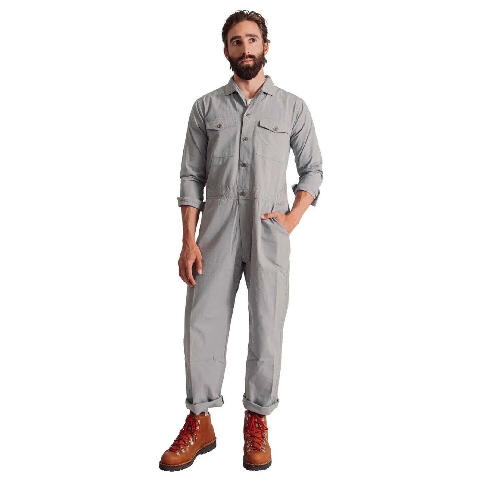 Westerlind Westerlind Light Grey Climbing Jumpsuit Unisex XS Size 27" / US 4 / IT 40 - 1 Thumbnail