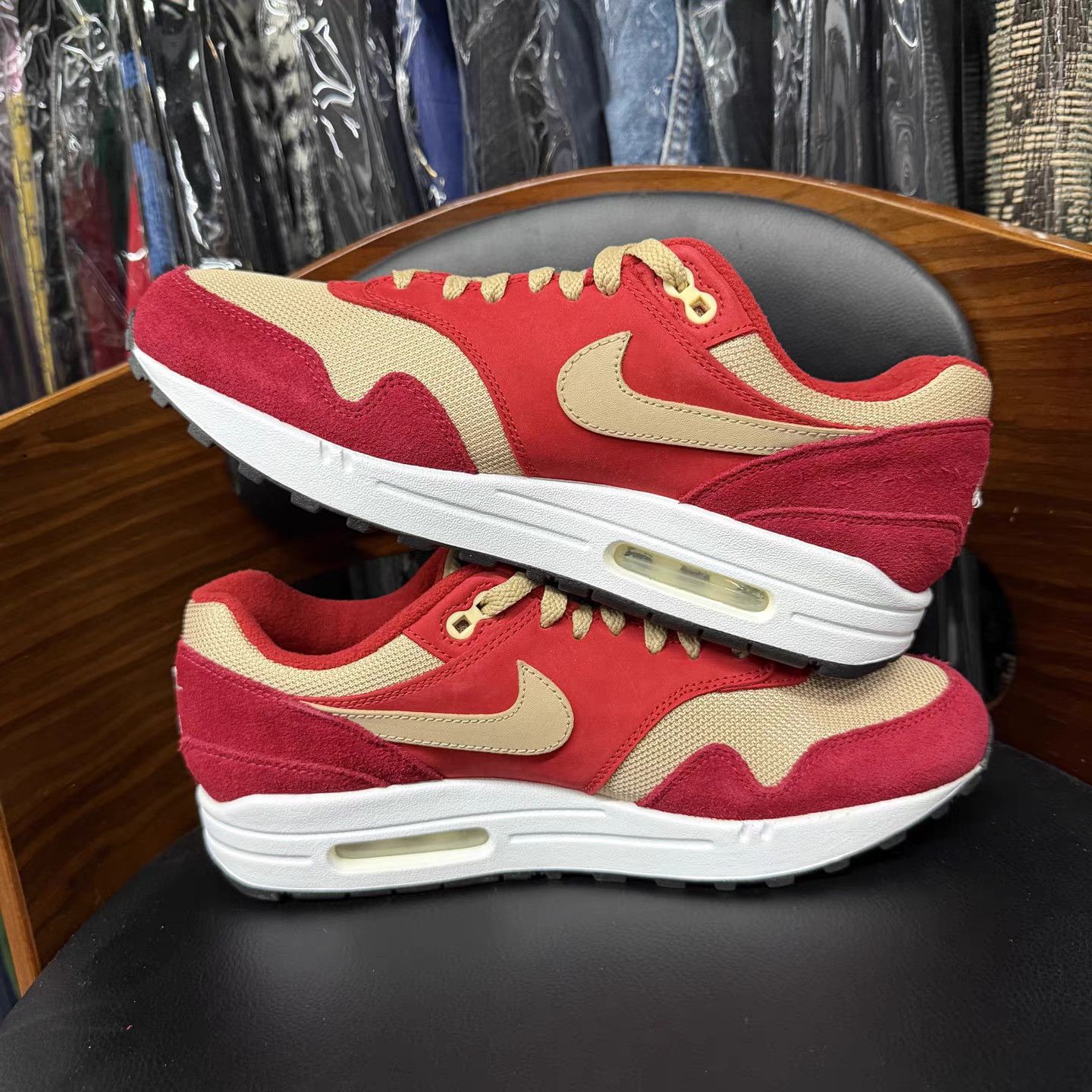 Nike Nike Air Max 1 "Red Curry" Sneakers K15 Size US 9 / EU 42 - 7 Thumbnail