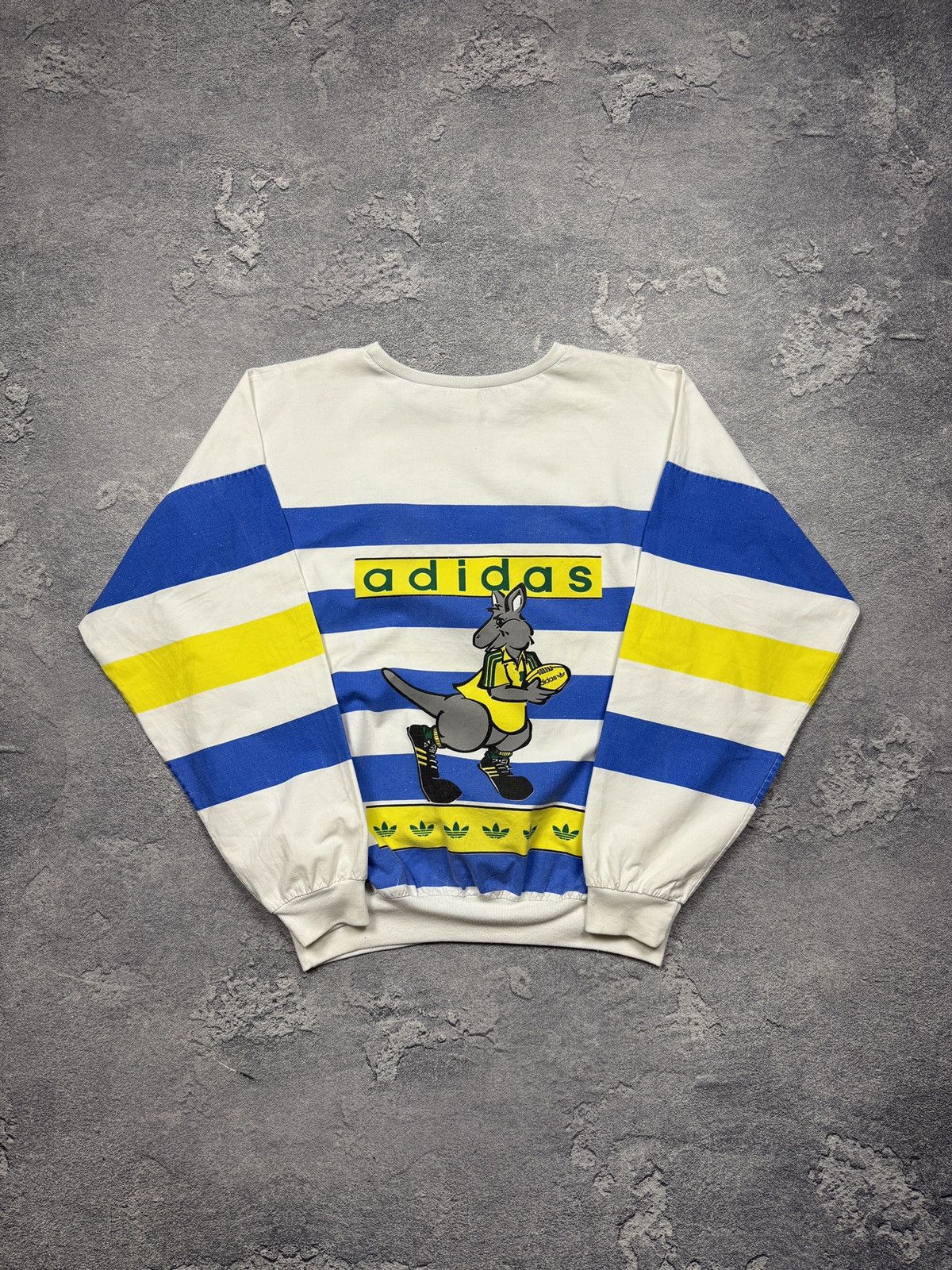 Adidas Vintage 80s Adidas Aussie Rugby Crewneck Rare Size US XL / EU 56 / 4 - 2 Thumbnail