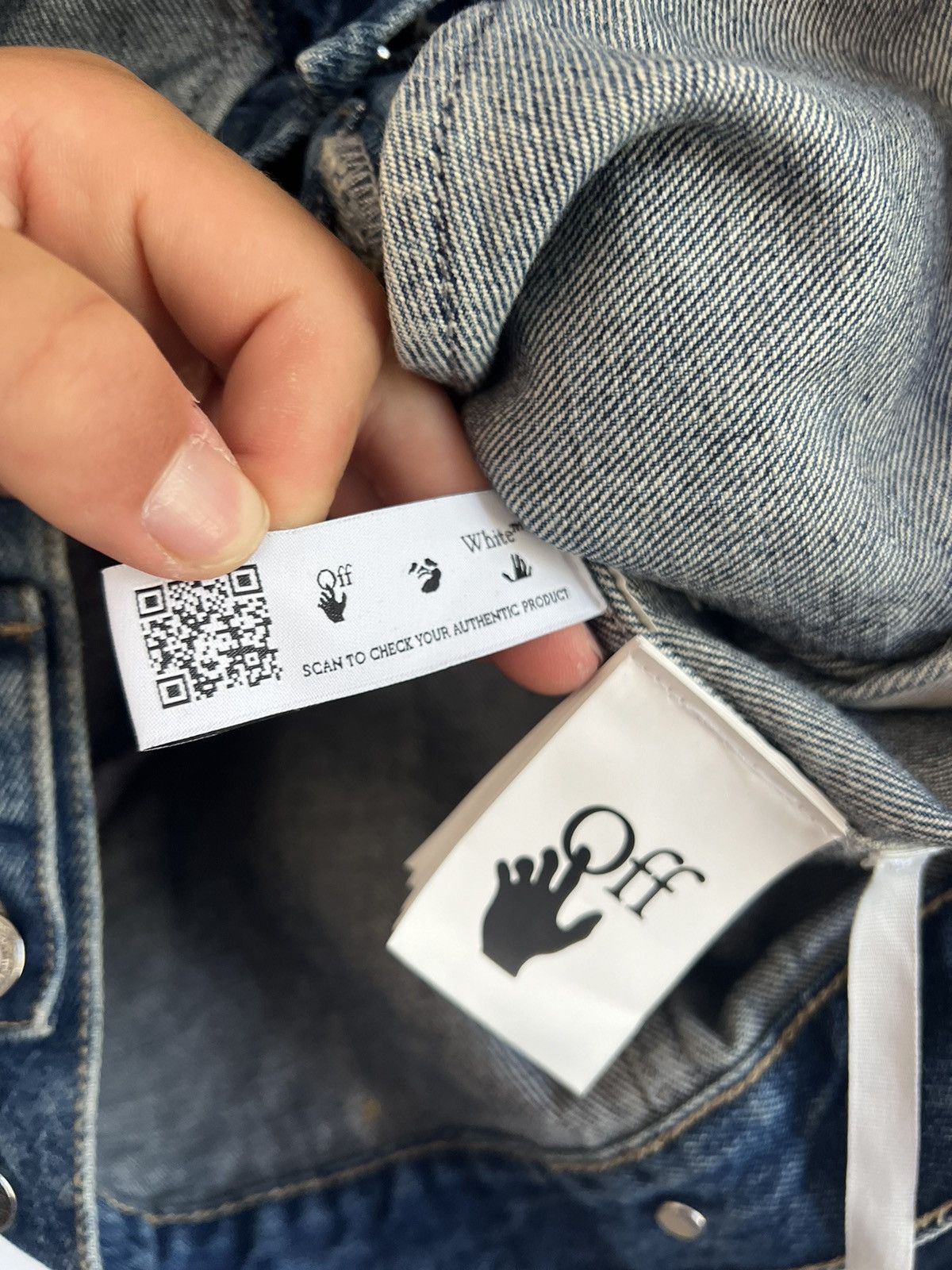 Off-White Off white denim jacket Size US XS / EU 42 / 0 - 16 Thumbnail