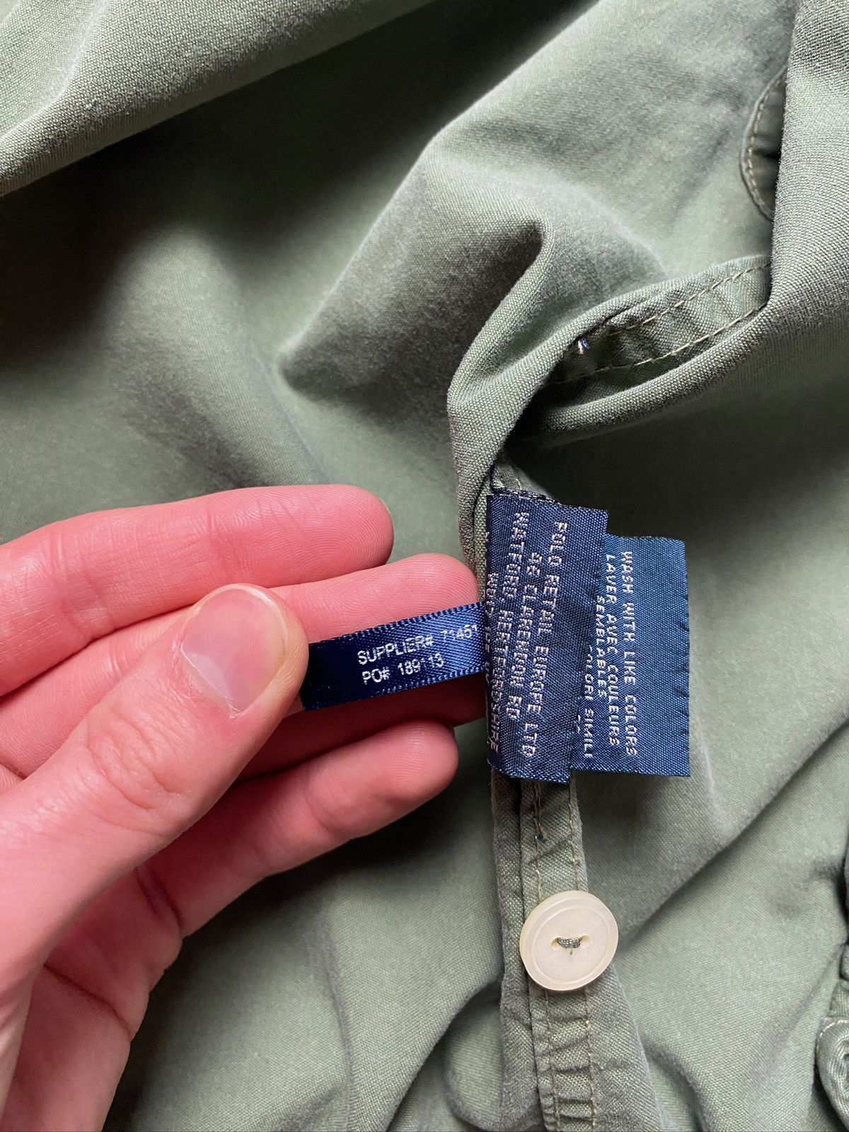 Vintage Vintage Ralph Lauren Jacket green denim M Size US M / EU 48-50 / 2 - 7 Thumbnail