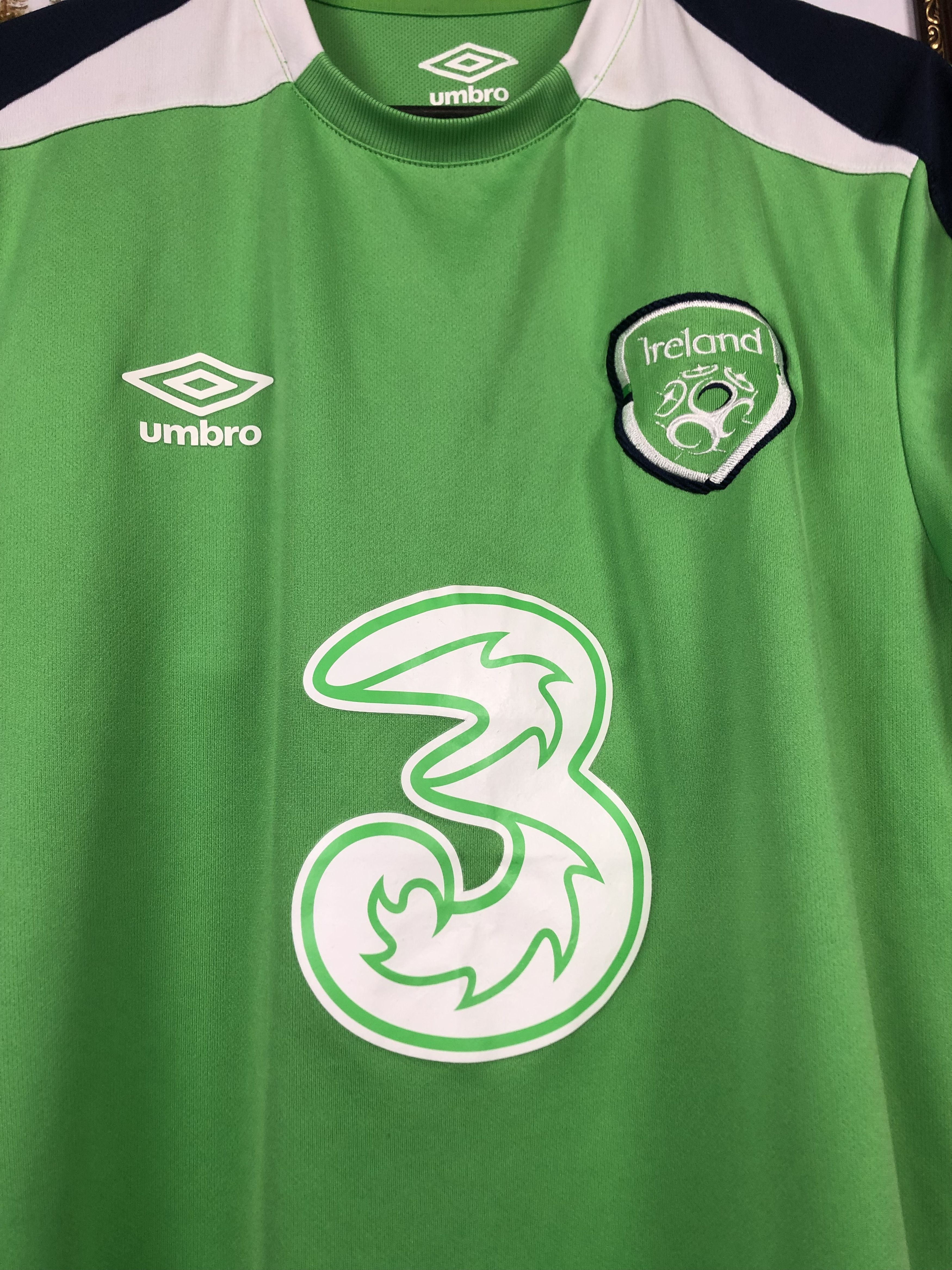 Other Republic Of Ireland Football Shirt Umbro Soccer Jersey Rare Size US M / EU 48-50 / 2 - 3 Thumbnail