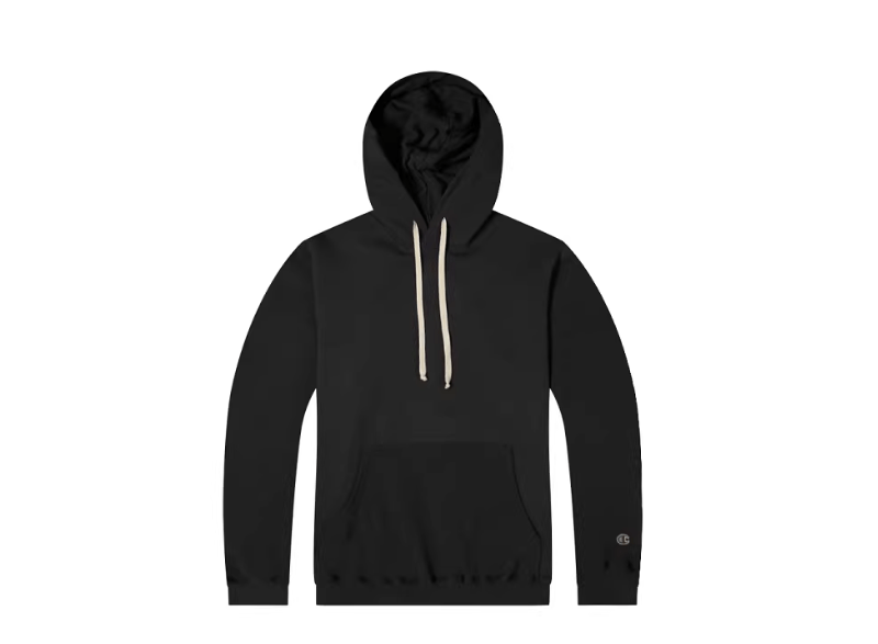 Champion × Rick Owens Rick Owens x Champion Men's Graphic Embroidered Hoodie Size US M / EU 48-50 / 2 - 1 Thumbnail