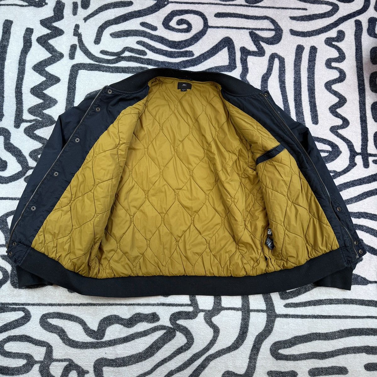 Obey Obey Zip Bomber Jacket with Gold Lining L Size US L / EU 52-54 / 3 - 4 Thumbnail