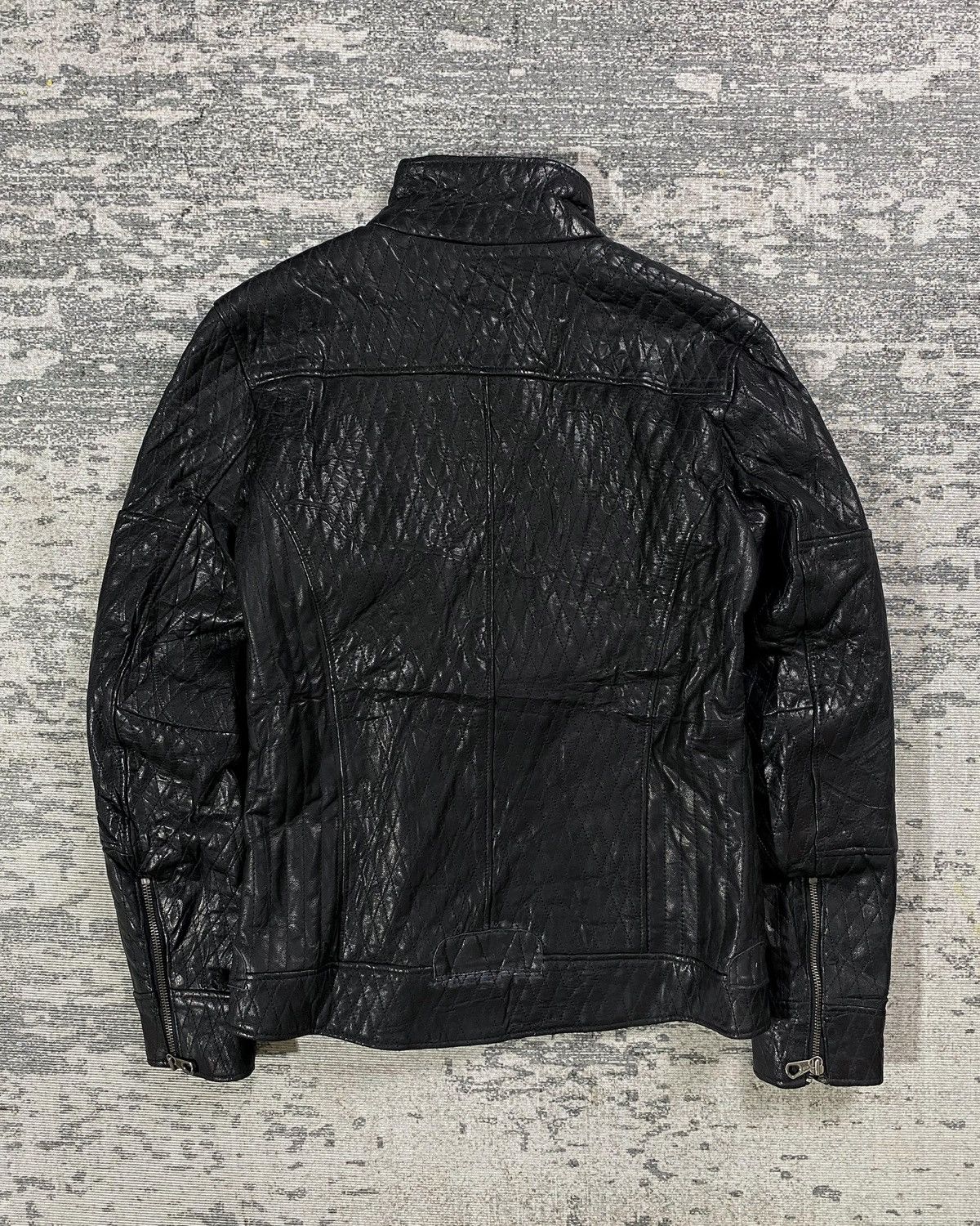 Issey Miyake Archive Tete Homme Hysteric Asymmetric Lamb Skin Lgb Ifsix Size US M / EU 48-50 / 2 - 5 Thumbnail