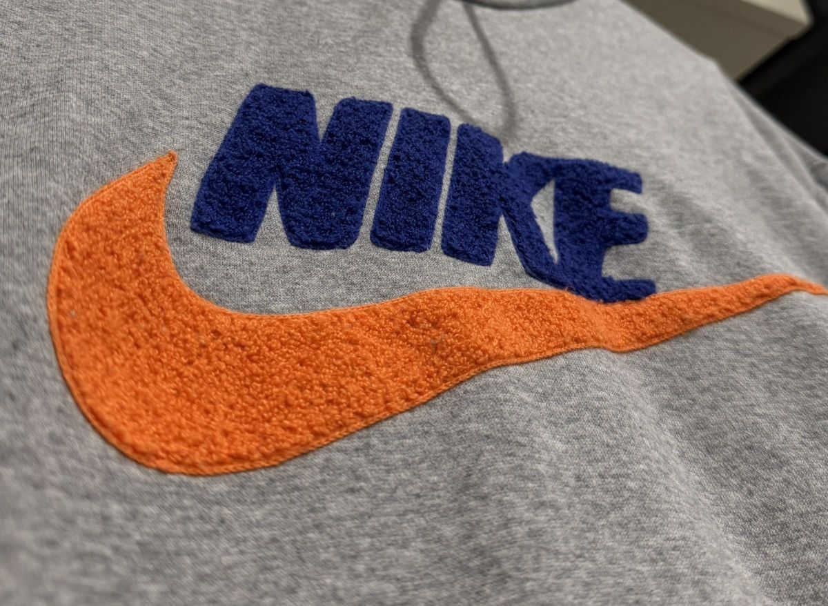 Nike Nike Club Fleece Logo Pullover Hoodie Sweatshirt Gray Mens Size US XL / EU 56 / 4 - 4 Thumbnail