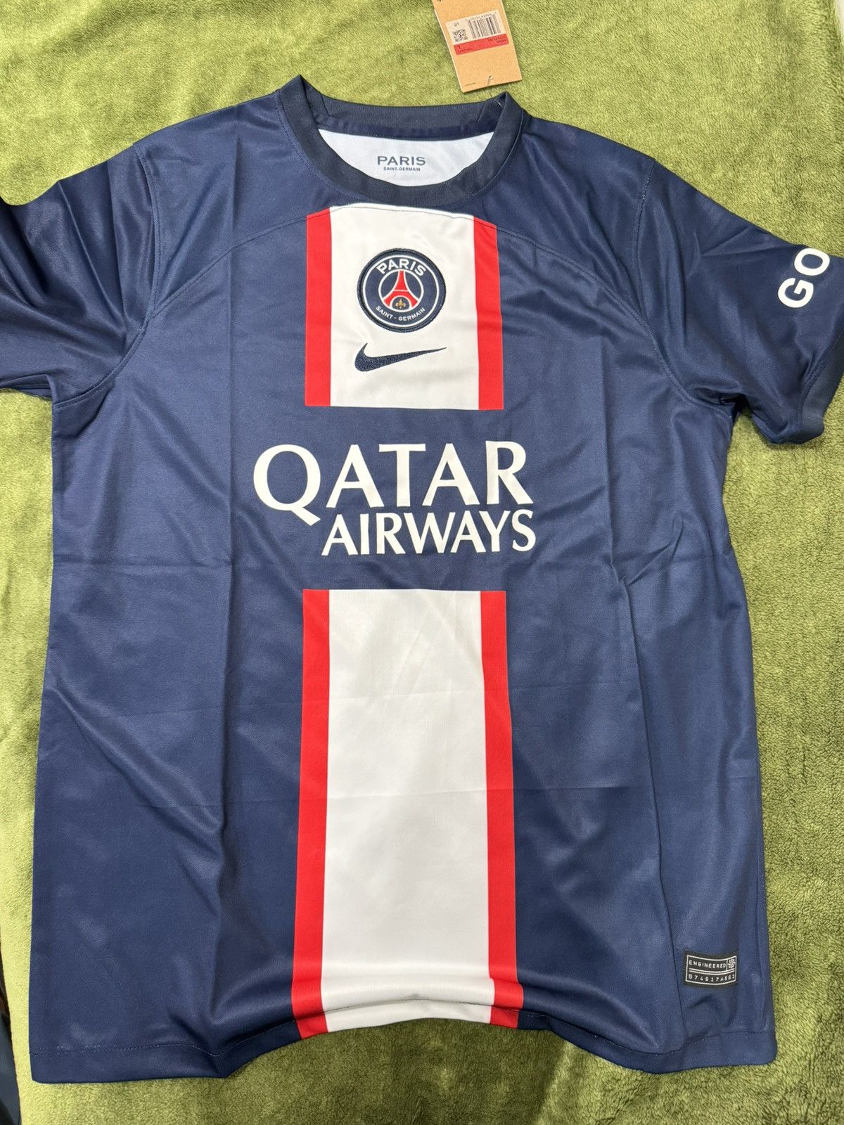 Nike Paris Saint Germain PSG 2022/23 Home Soccer Jersey Mens Size US L / EU 52-54 / 3 - 1 Thumbnail