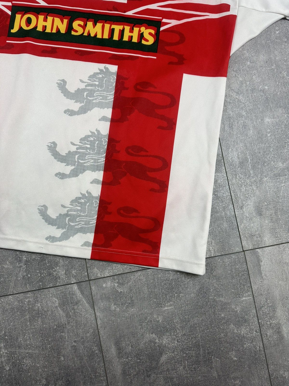 Puma Puma England Home Rugby League Jersey 1995 Size US XL / EU 56 / 4 - 6 Thumbnail