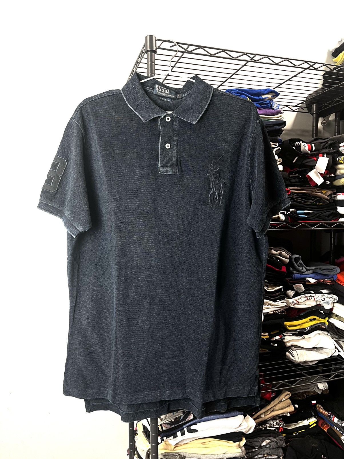 Polo Ralph Lauren Polo Ralph Lauren Fabric Washed Style Polo T Shirt Size US L / EU 52-54 / 3 - 1 Thumbnail