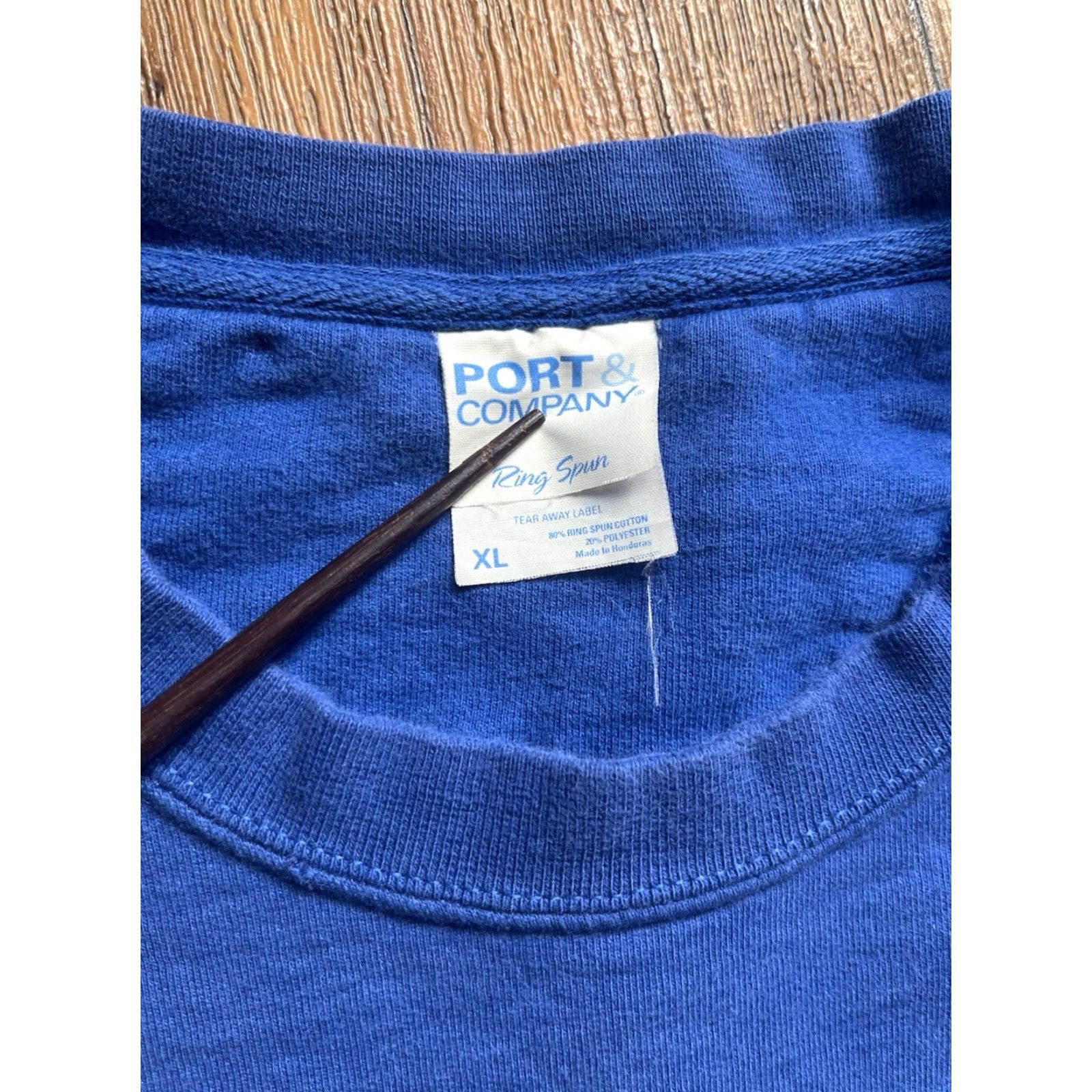 Vintage Port and Company Men's Oregon Sweatshirt Blue XL Pullover Crew Neck Graphic Print PNW Outdoors Hike Nature Camp Water) Size US XL / EU 56 / 4 - 3 Thumbnail
