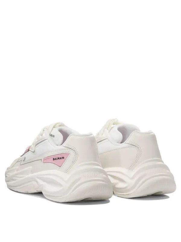 Balmain o1s1wg111225 Run-Row' Sneakers in White Size US 7 / IT 37 - 3 Thumbnail