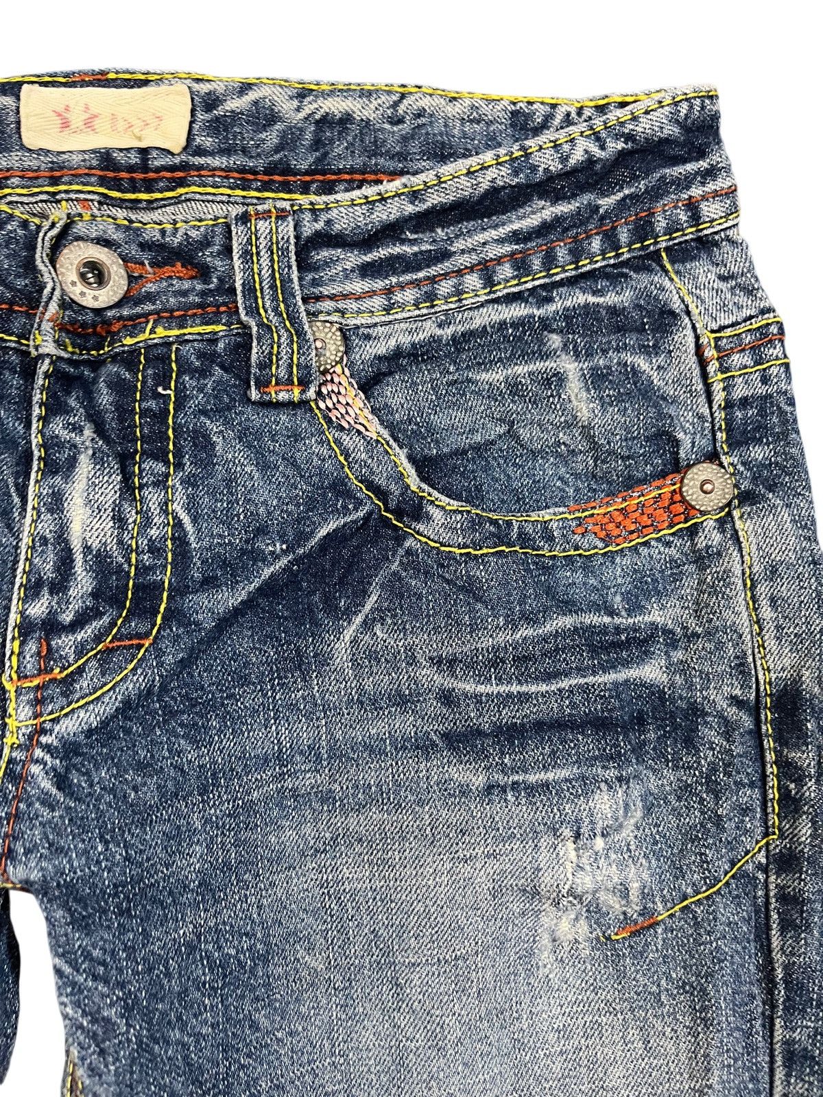 Japanese Brand × Seditionaries Vintage Japanese Brand Flare Punk Denim Size US 30 / EU 46 - 5 Thumbnail