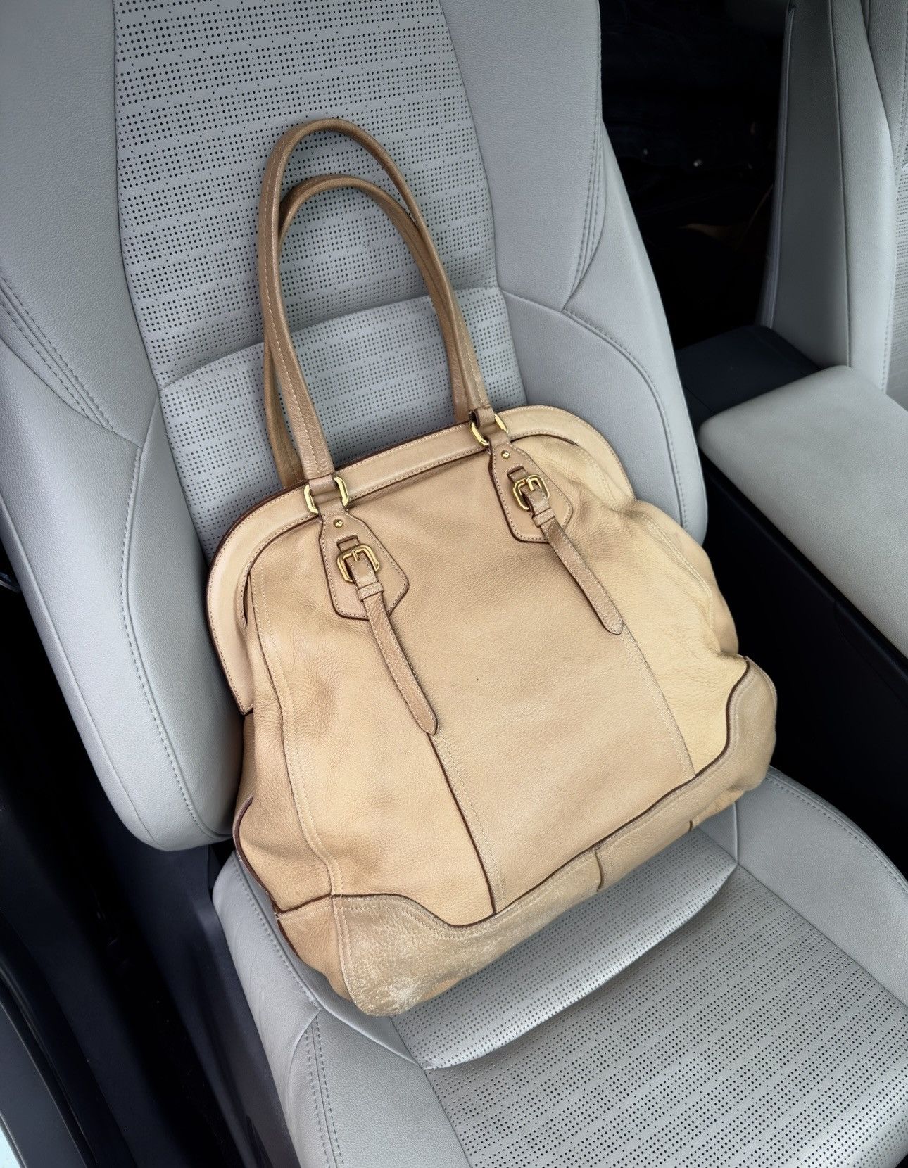 Prada Prada vintage soft calfskin leather high doctors bag Size ONE SIZE - 3 Thumbnail