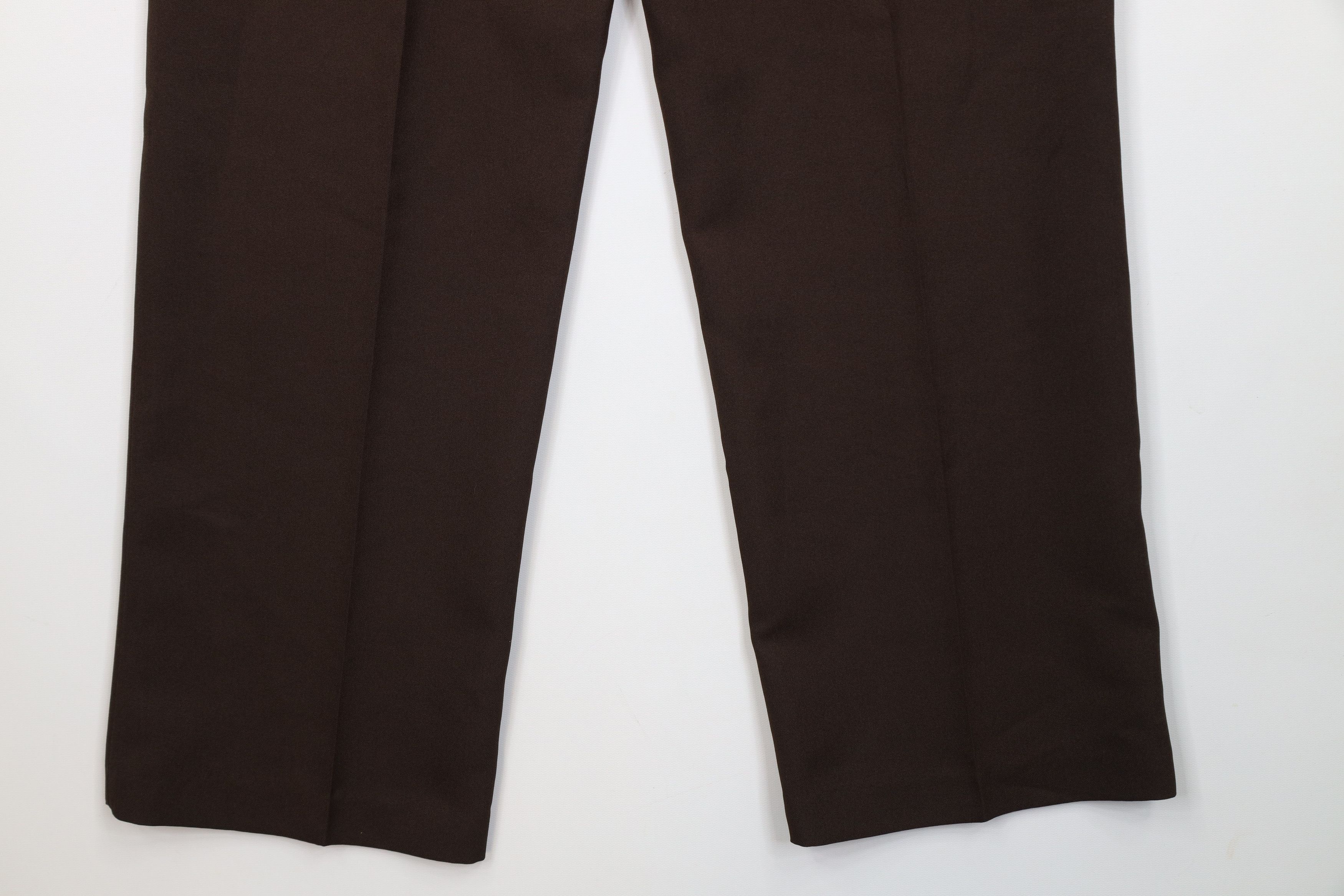 Vintage Vintage 70s Streetwear Flared Wide Leg Chino Pants Brown USA Size US 32 / EU 48 - 10 Thumbnail
