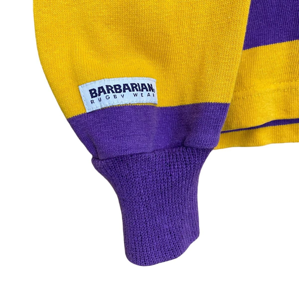 Barbarian VINTAGE 90s BARBARIAN RUGBY WEAR POLOS Size US L / EU 52-54 / 3 - 7 Thumbnail