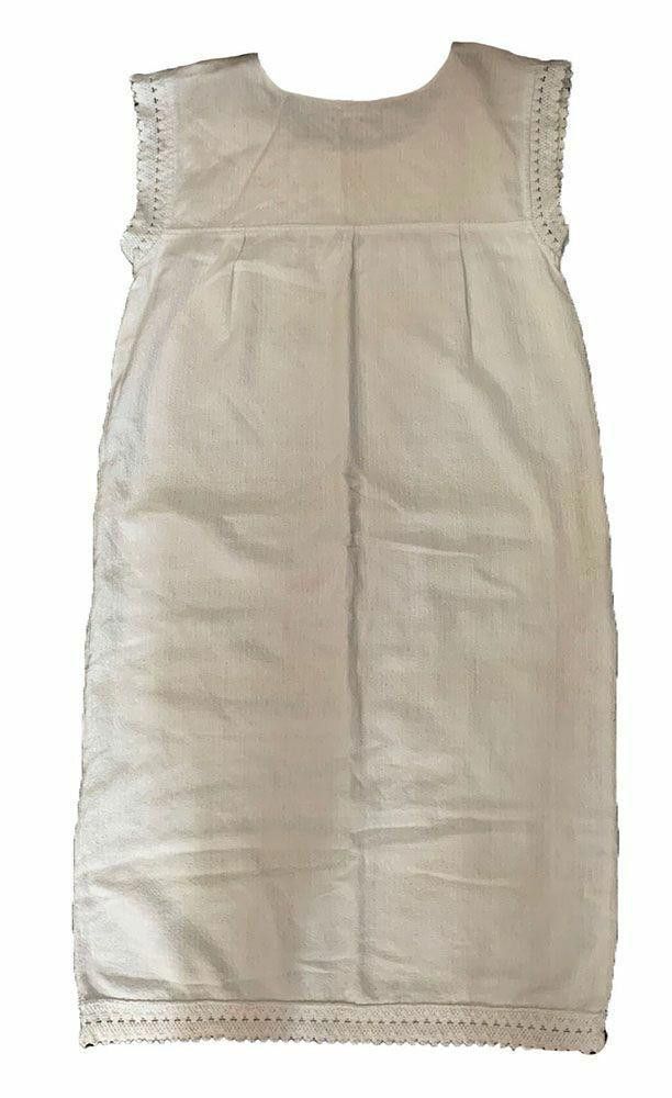 Designer Pre Owned White Loomed Dress L Size L / US 10 / IT 46 - 3 Thumbnail