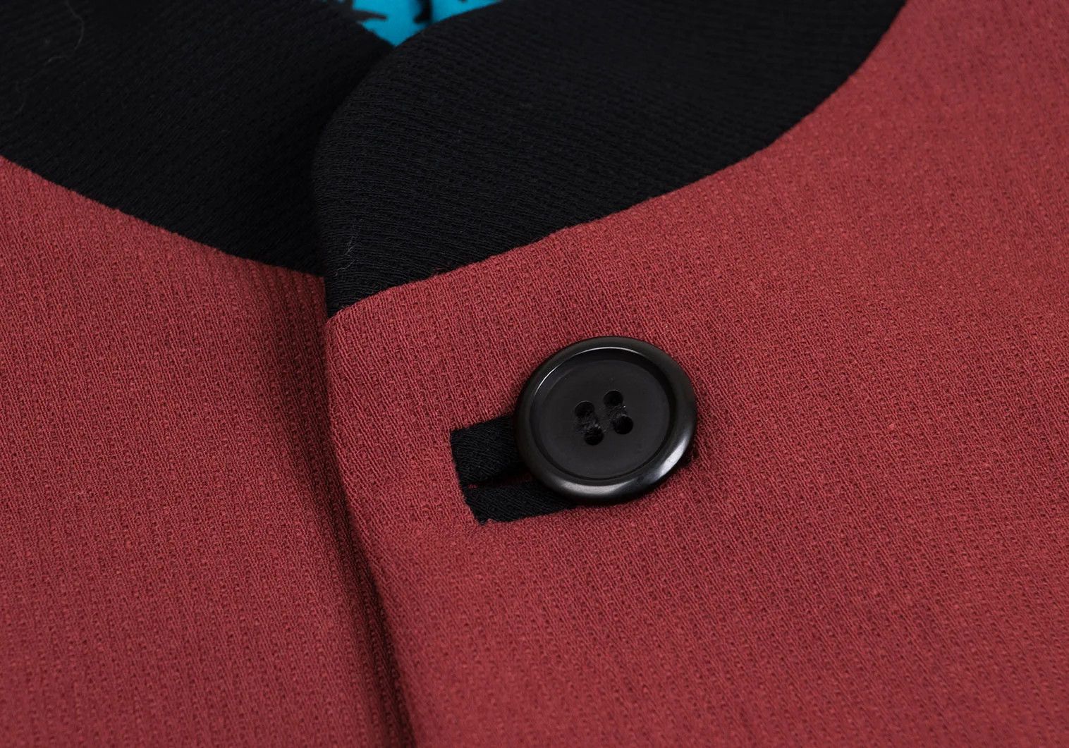 Jean Paul Gaultier Wool Mao Collar Jacket in Bordeaux Size 48 Size US M / EU 48-50 / 2 - 4 Thumbnail