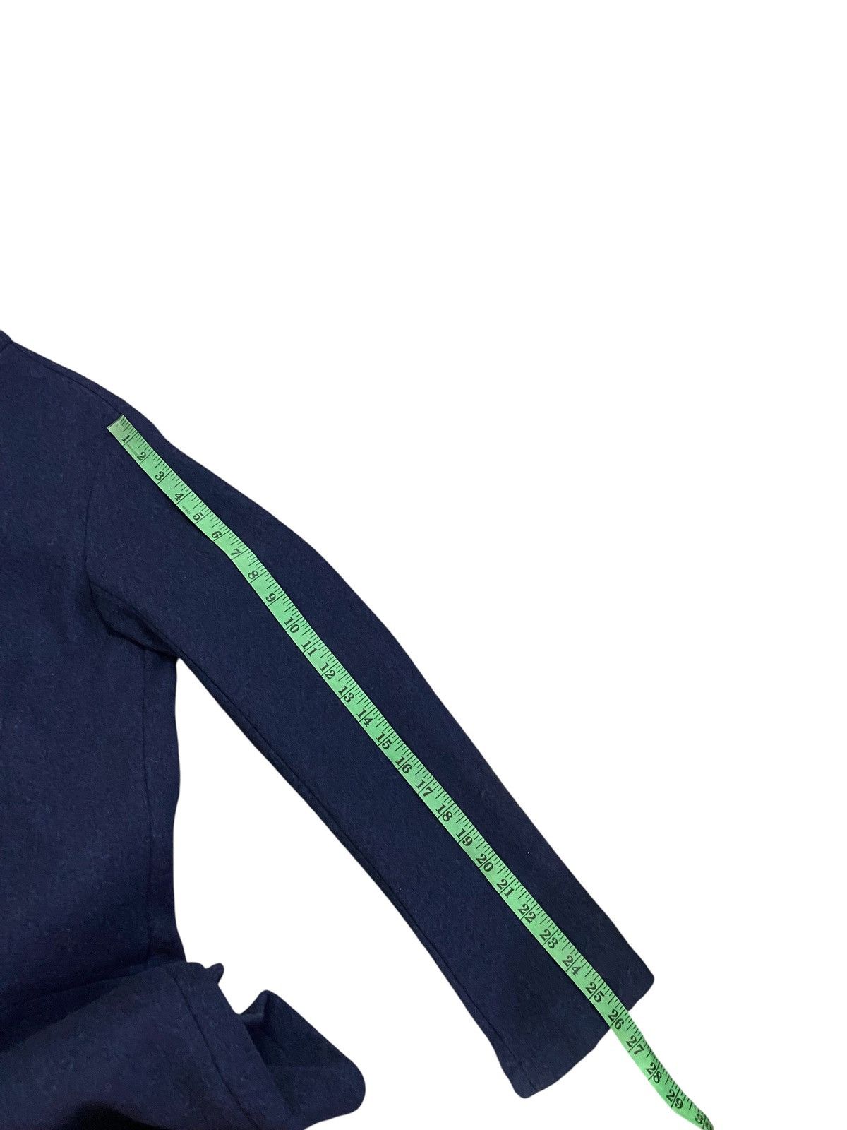 Armani Armani Jeans Snap Button Balmacaan Coat Size 50 Blue Colour Size US M / EU 48-50 / 2 - 17 Thumbnail