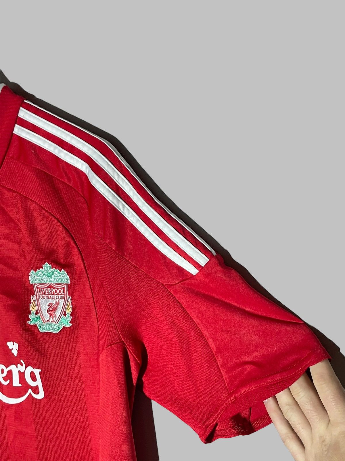 Adidas Liverpool FC Adidas 2008/09 Home Vintage Football Shirt Size US L / EU 52-54 / 3 - 4 Thumbnail
