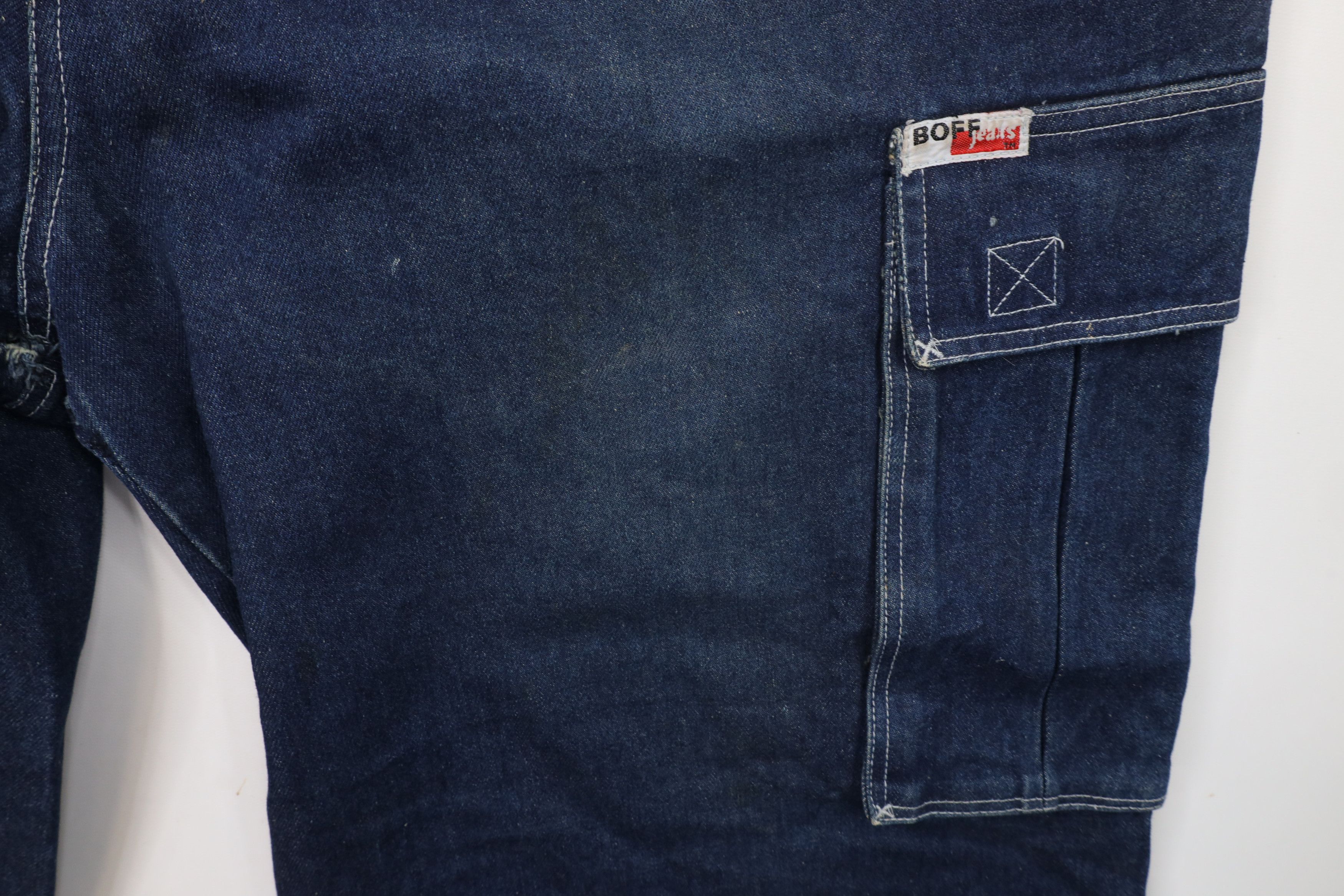 Vintage Vintage 90s Streetwear Baggy Fit Denim Cargo Shorts Jorts Size US 42 / EU 58 - 7 Thumbnail