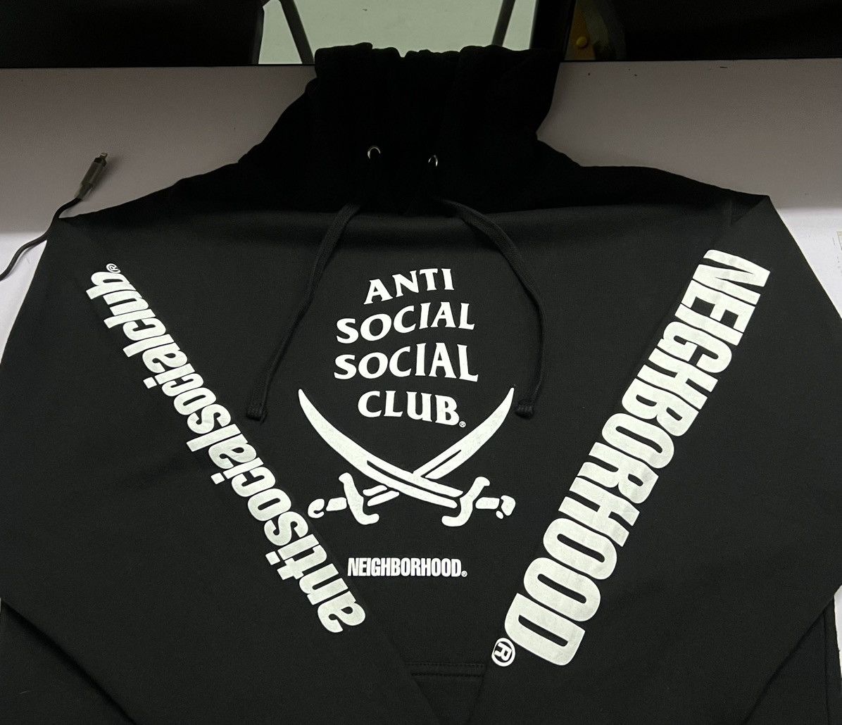 Anti Social Social Club × Neighborhood ASSC X NEIGHBORHOOD Hoodie Size US L / EU 52-54 / 3 - 6 Thumbnail