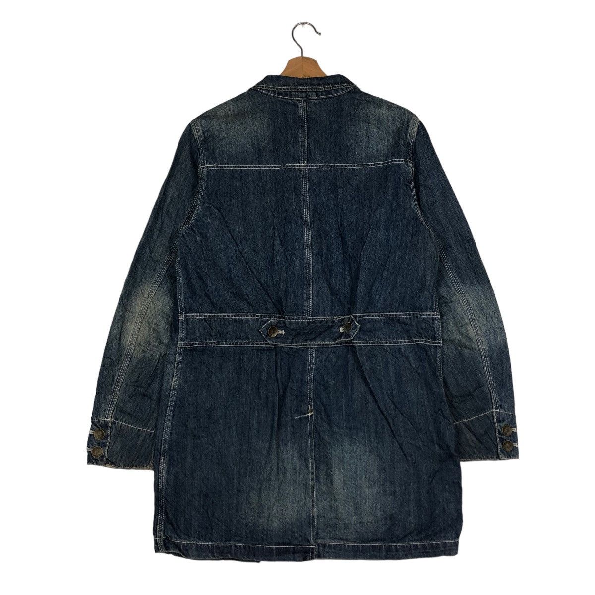 Japanese Brand 🔥90s Vintage Hikory Chore Jacket BigBill Japan Issey Miyake Size US M / EU 48-50 / 2 - 8 Thumbnail