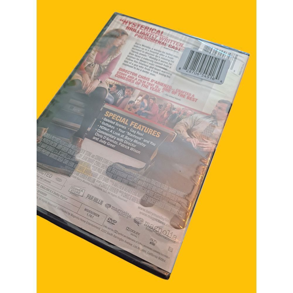 Other Magnolia Barry Munday DVD Comedy Movie Film Sealed New Hilar Size ONE SIZE - 3 Thumbnail