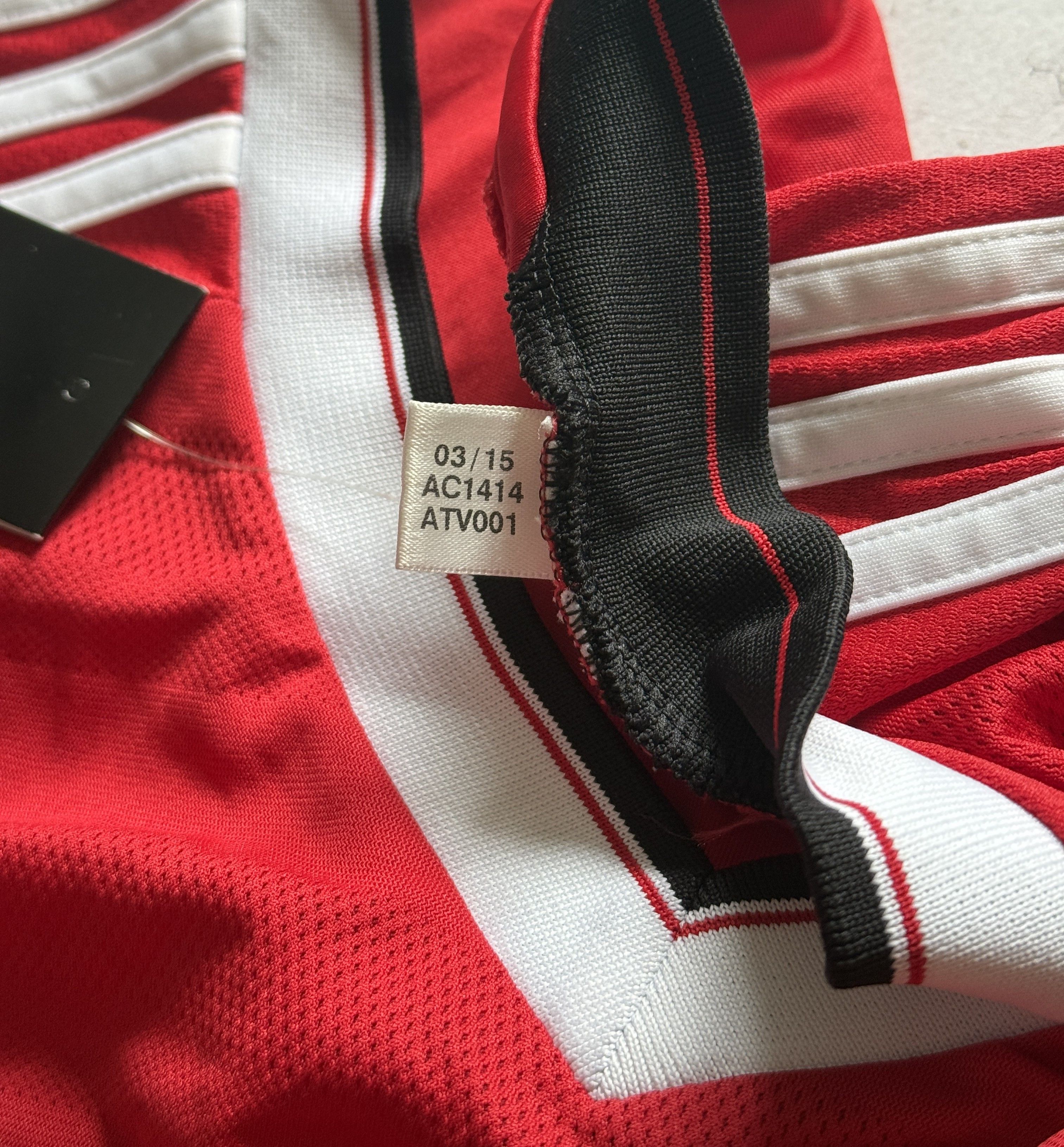 Adidas Manchester United 2015 2016 Shirt Jersey Soccer Football L Size US L / EU 52-54 / 3 - 4 Thumbnail