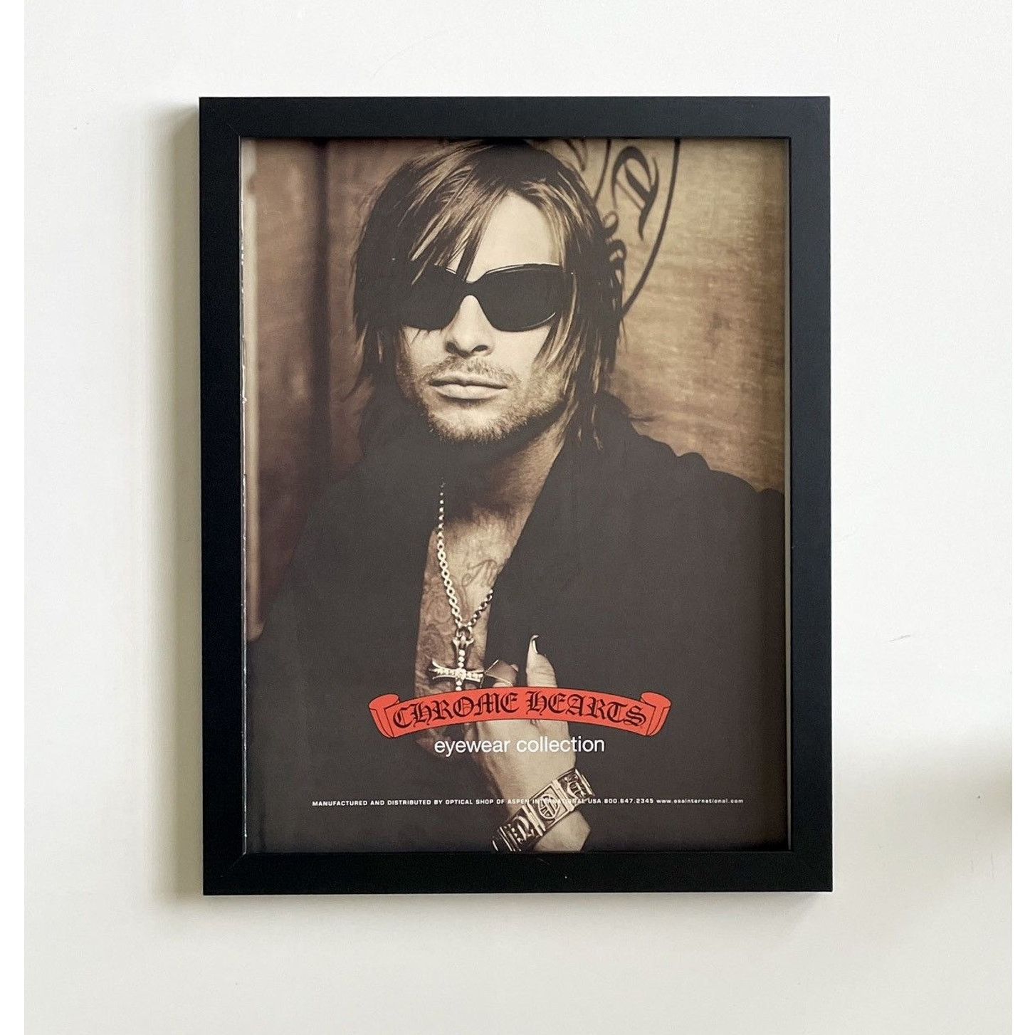 Chrome Hearts × Japanese Brand × Vintage Chrome Hearts eyewear collection Poster framed 9x11 Size ONE SIZE - 1 Thumbnail