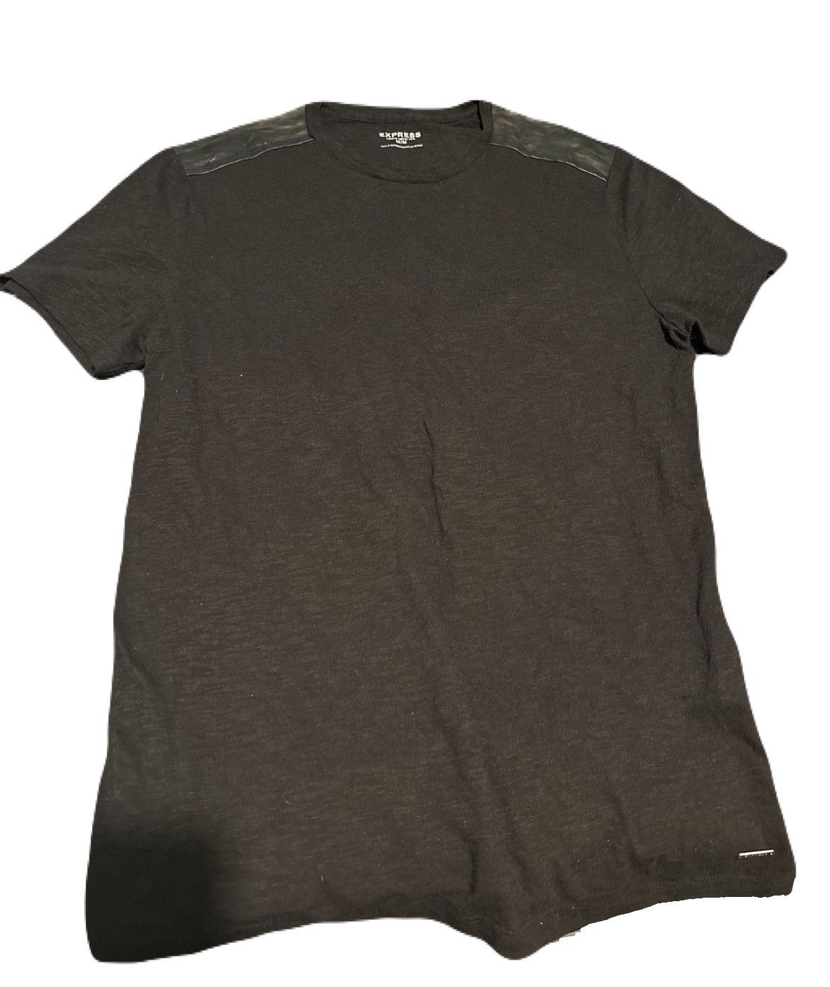 Express Express shirt w leather Size US M / EU 48-50 / 2 - 1 Thumbnail