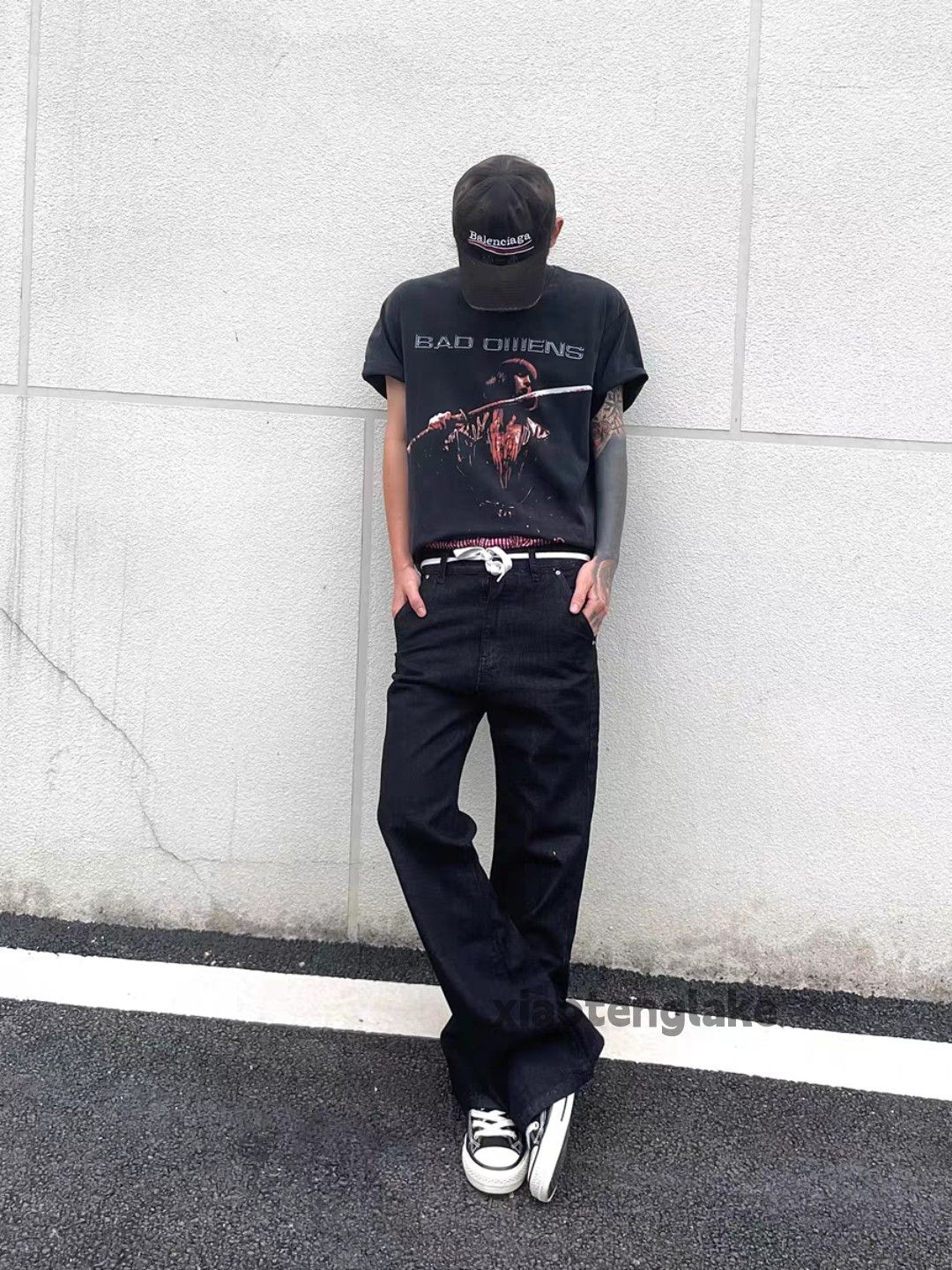 Jean Unisex outdoor utility punk yuppie grunge jeans Size US 32 / EU 48 - 8 Thumbnail