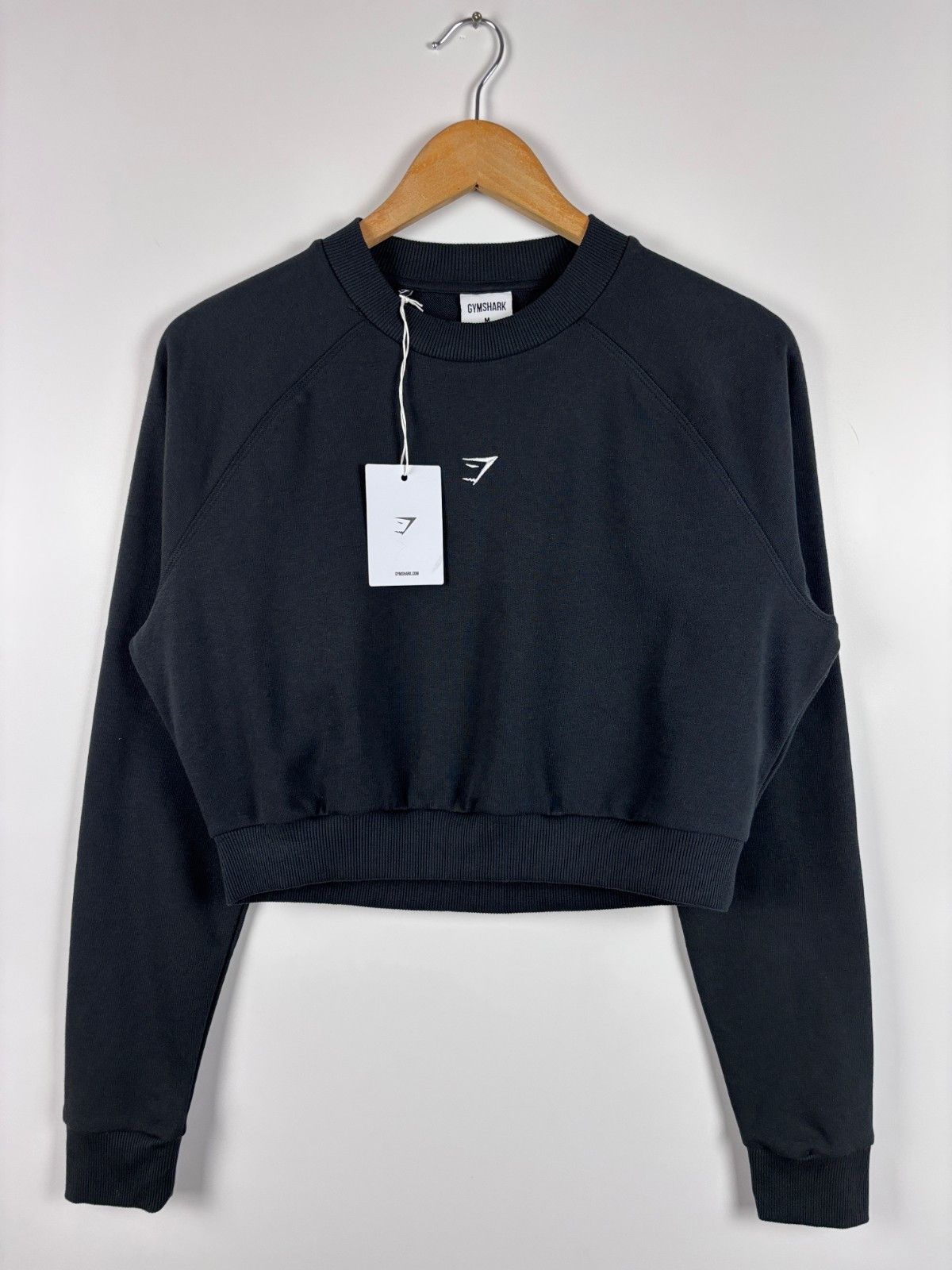 Gymshark Gymshark Training Cropped Sweater Pullover Black Size M Size M / US 6-8 / IT 42-44 - 1 Thumbnail